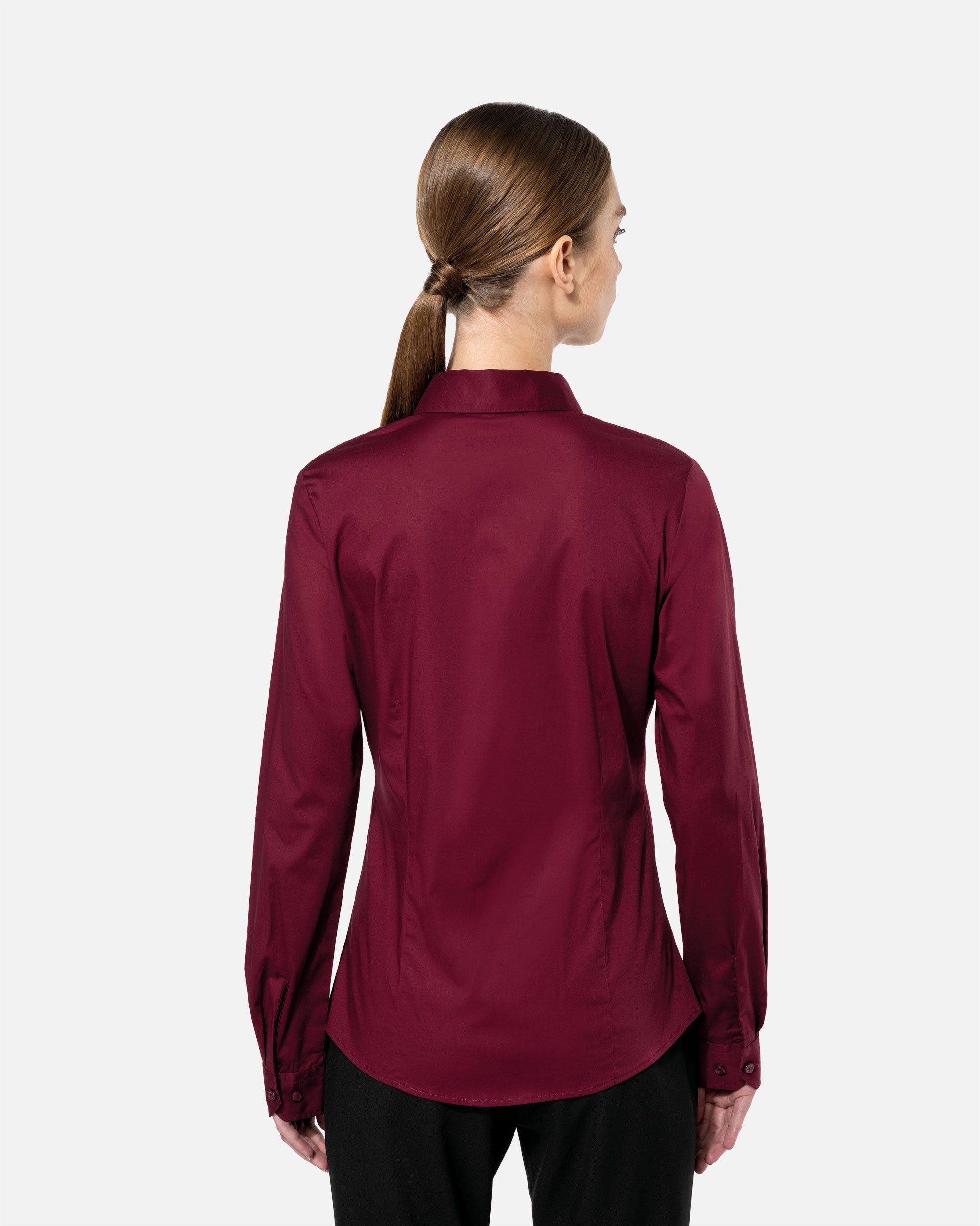 Damen Langarm Stretchbluse von VIVID