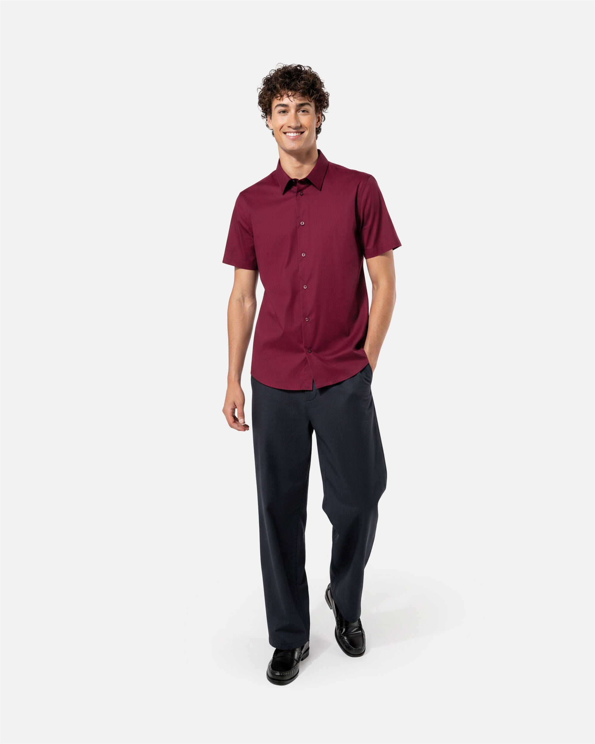 Herren Stretch Kurzarmhemd von VIVID