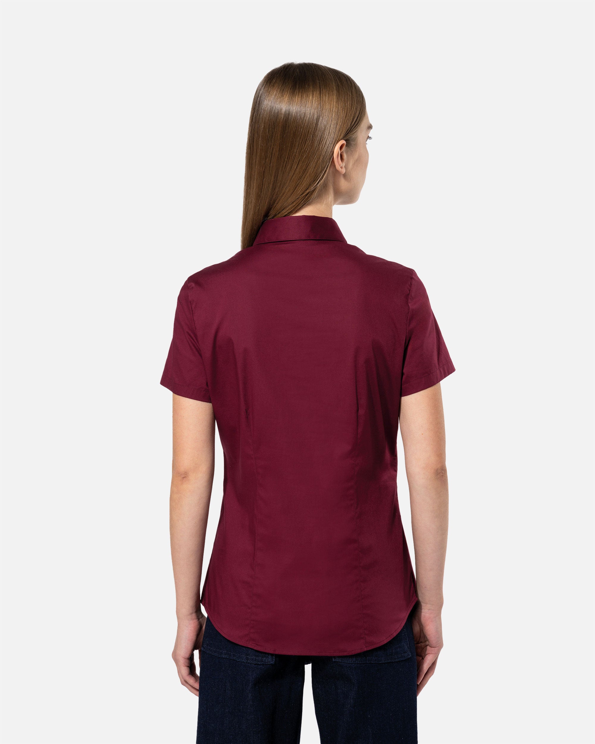 Damen Kurzarm Stretchbluse von VIVID
