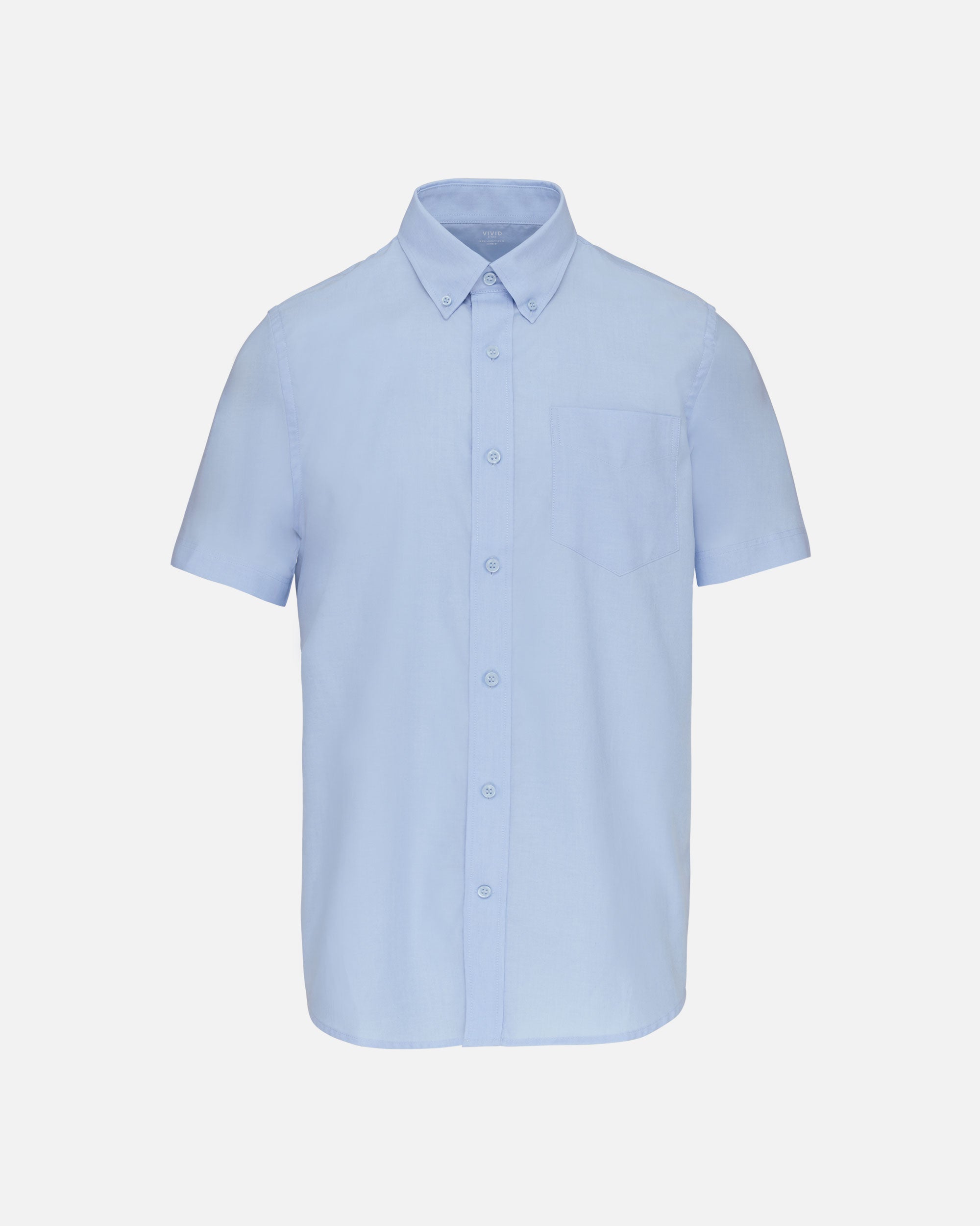 Herren Oxford Kurzarm Hemd Oxford Blue von VIVID