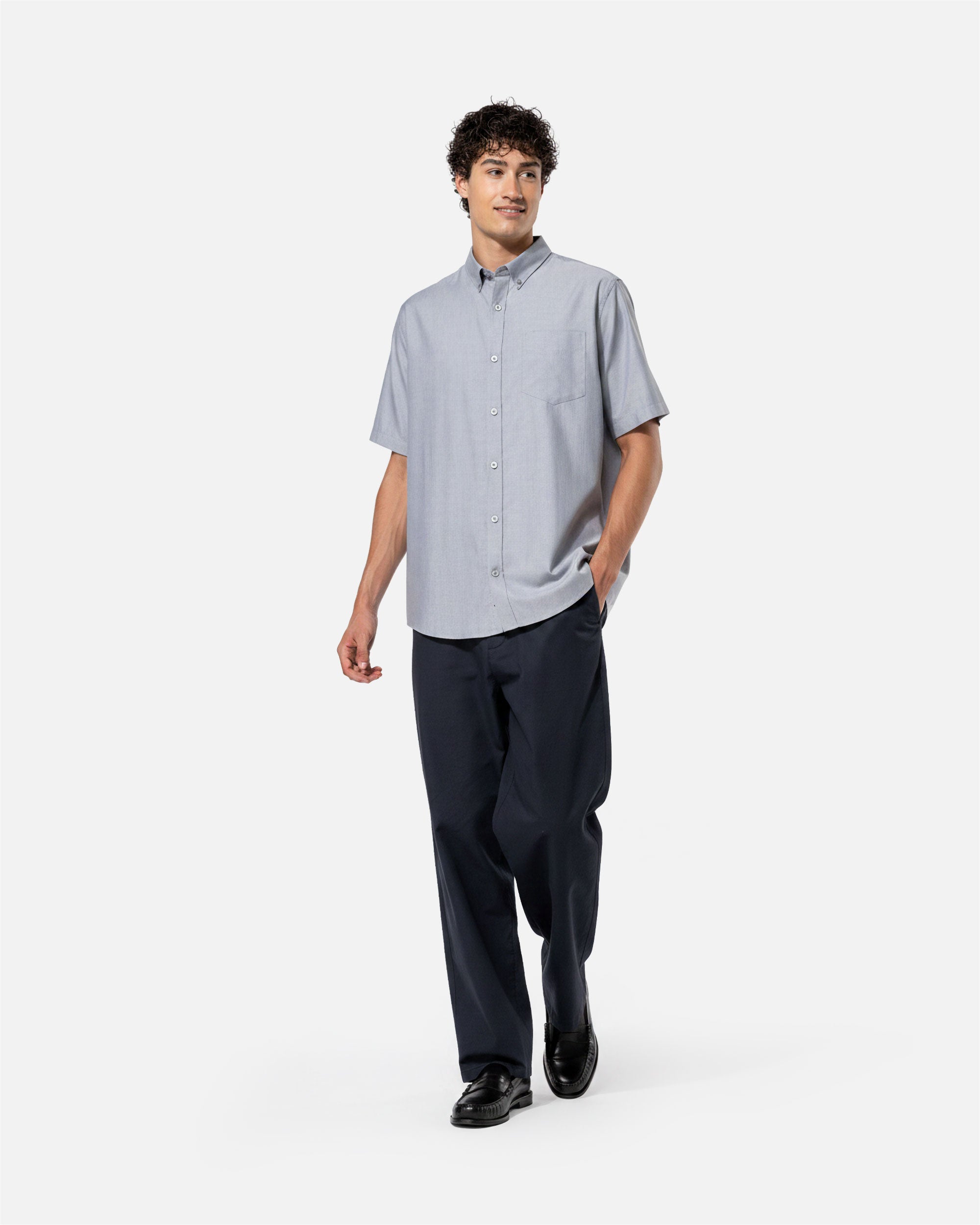 Herren Oxford Kurzarm Hemd von VIVID