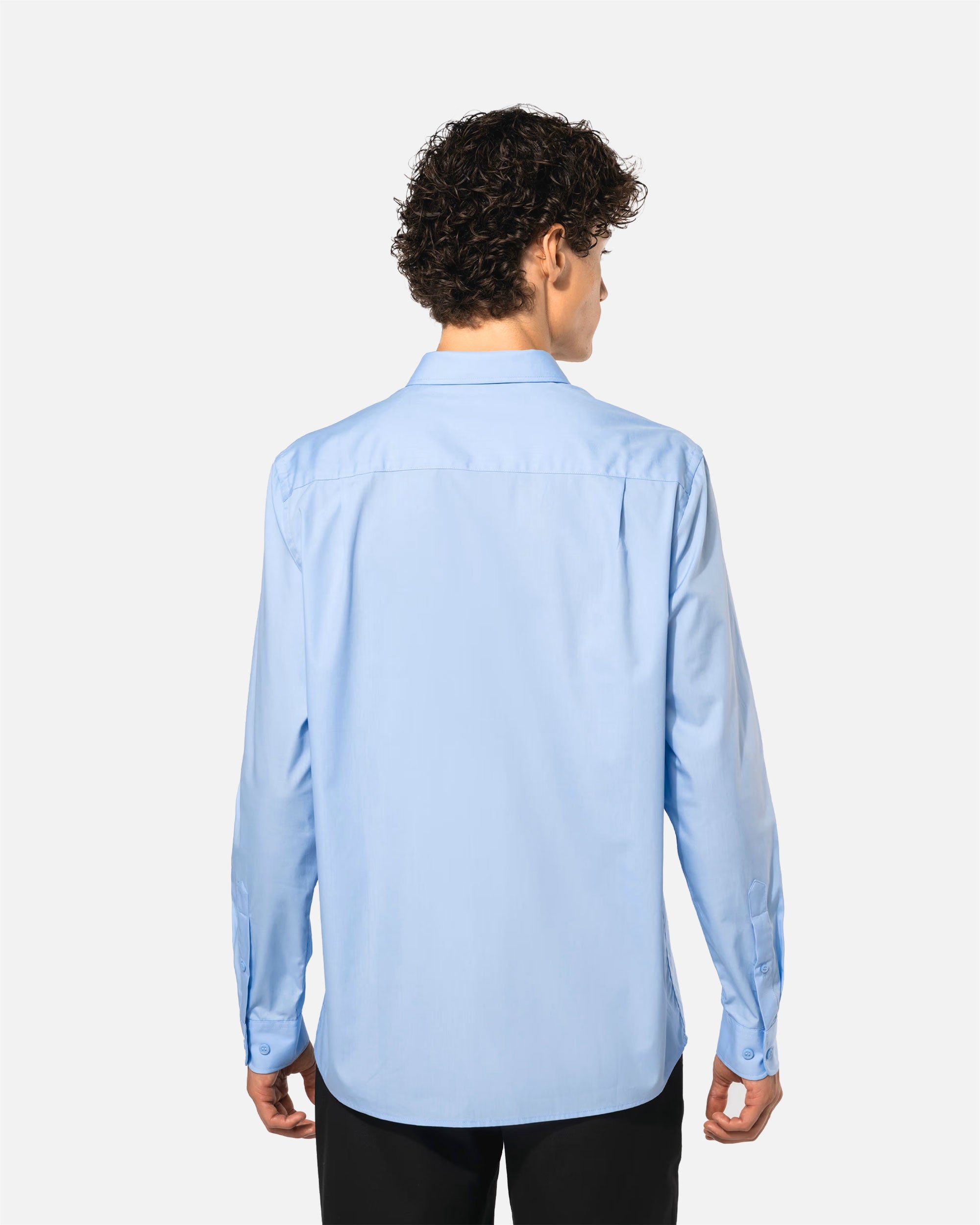 Klassisches Herren Popeline Langarmhemd von VIVID