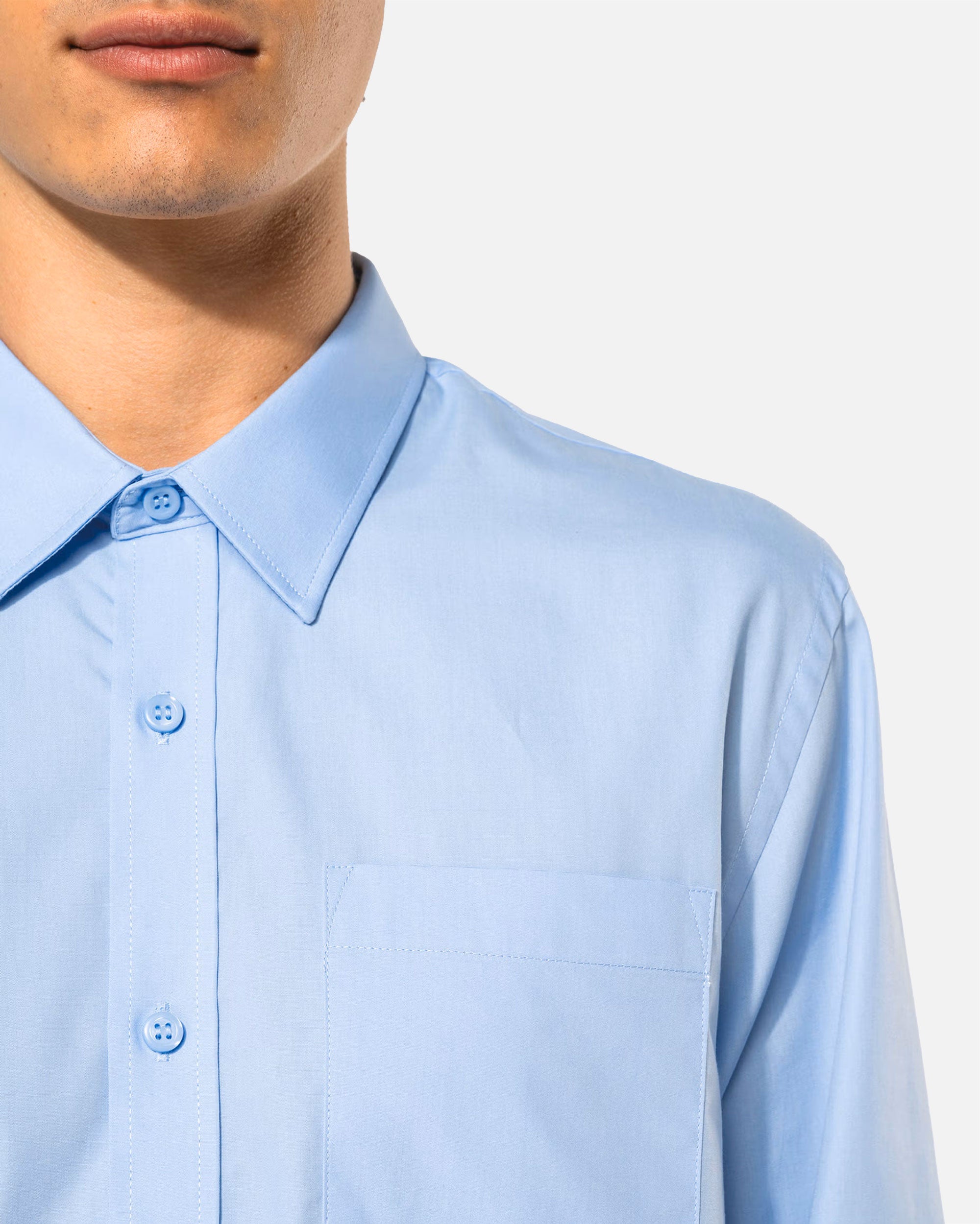 Klassisches Herren Popeline Langarmhemd von VIVID