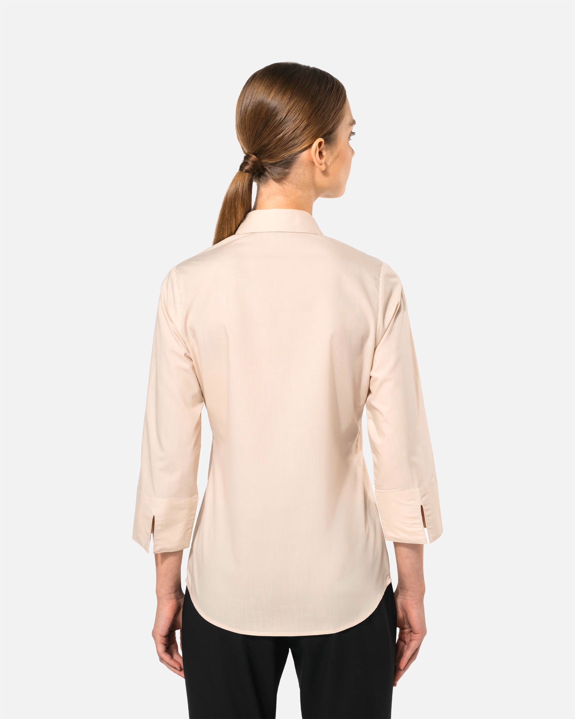 Damen ¾ Popeline Hemd von VIVID