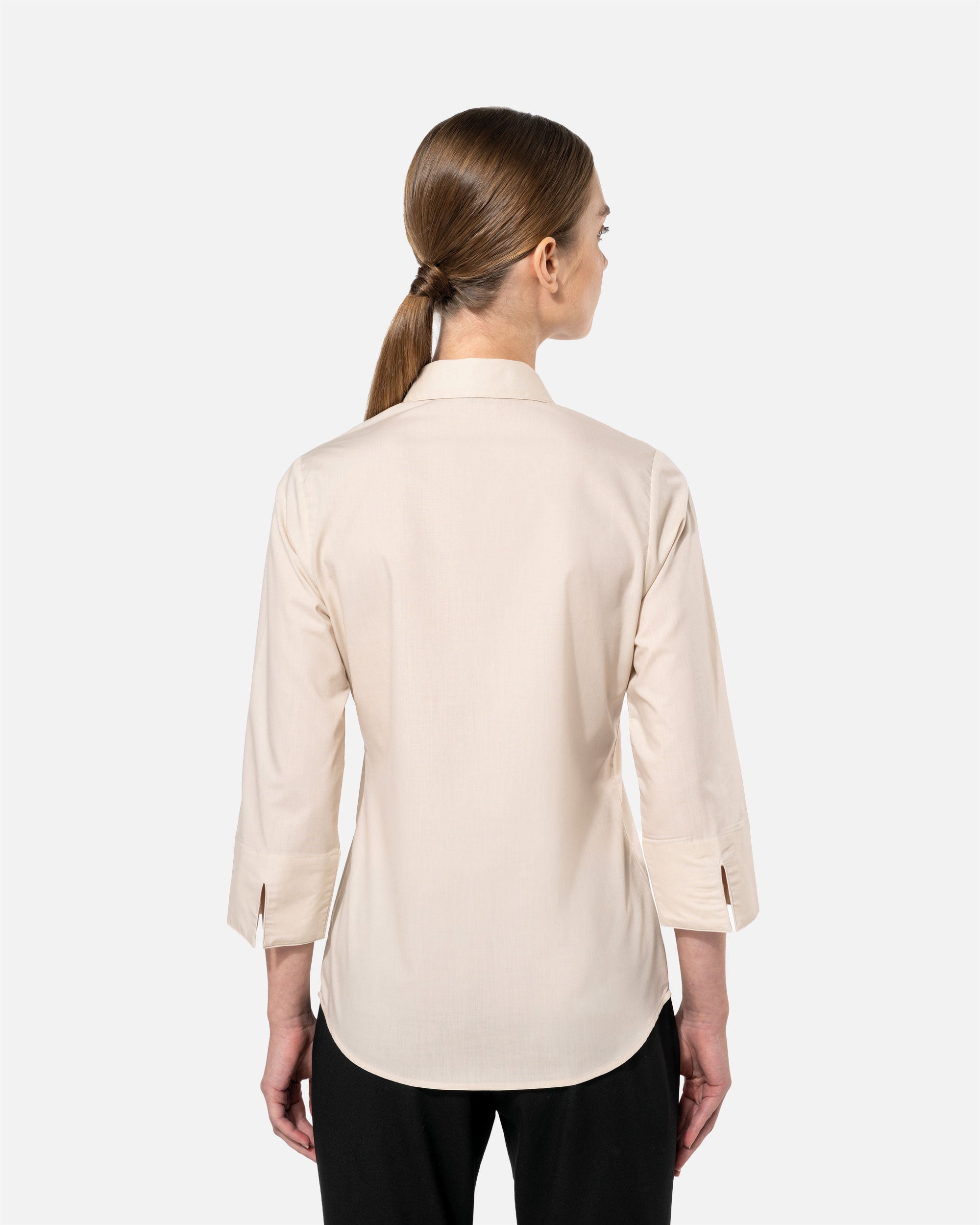 Damen ¾ Popeline Hemd von VIVID