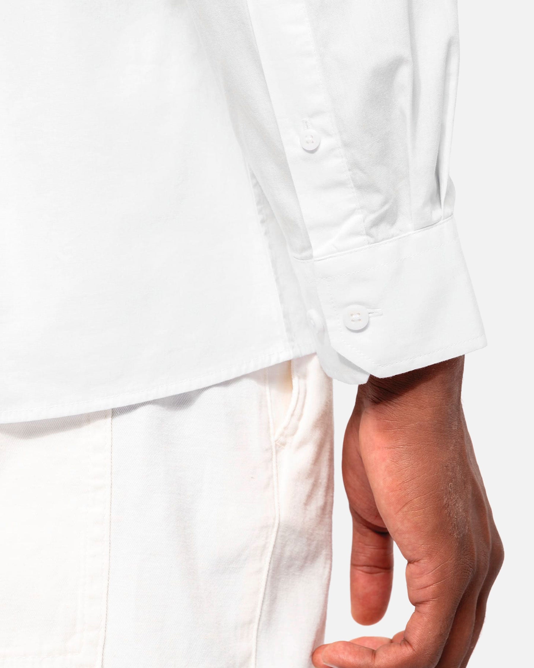 Herren Safari Langarmhemd