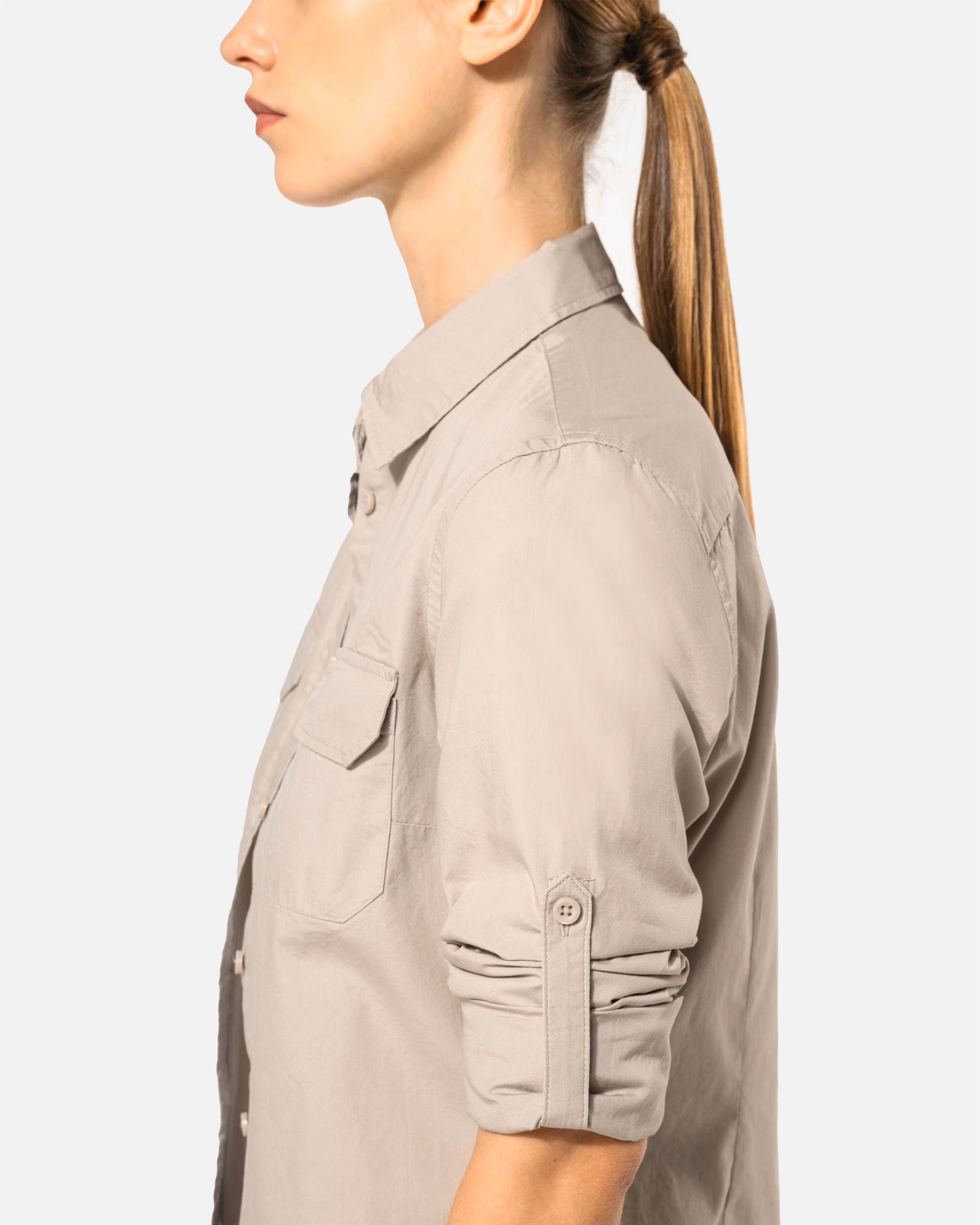 Damen Safari Langarmhemd von VIVID