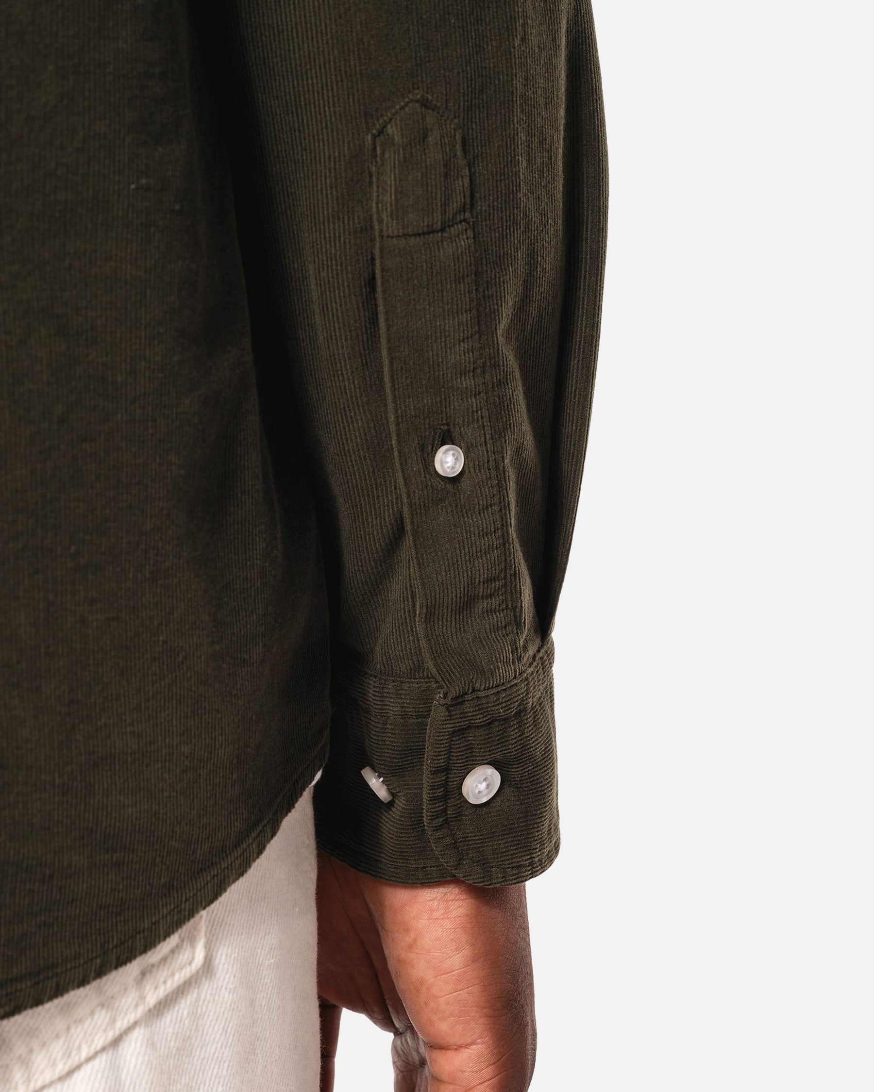 Herren Cord Langarmhemd von VIVID