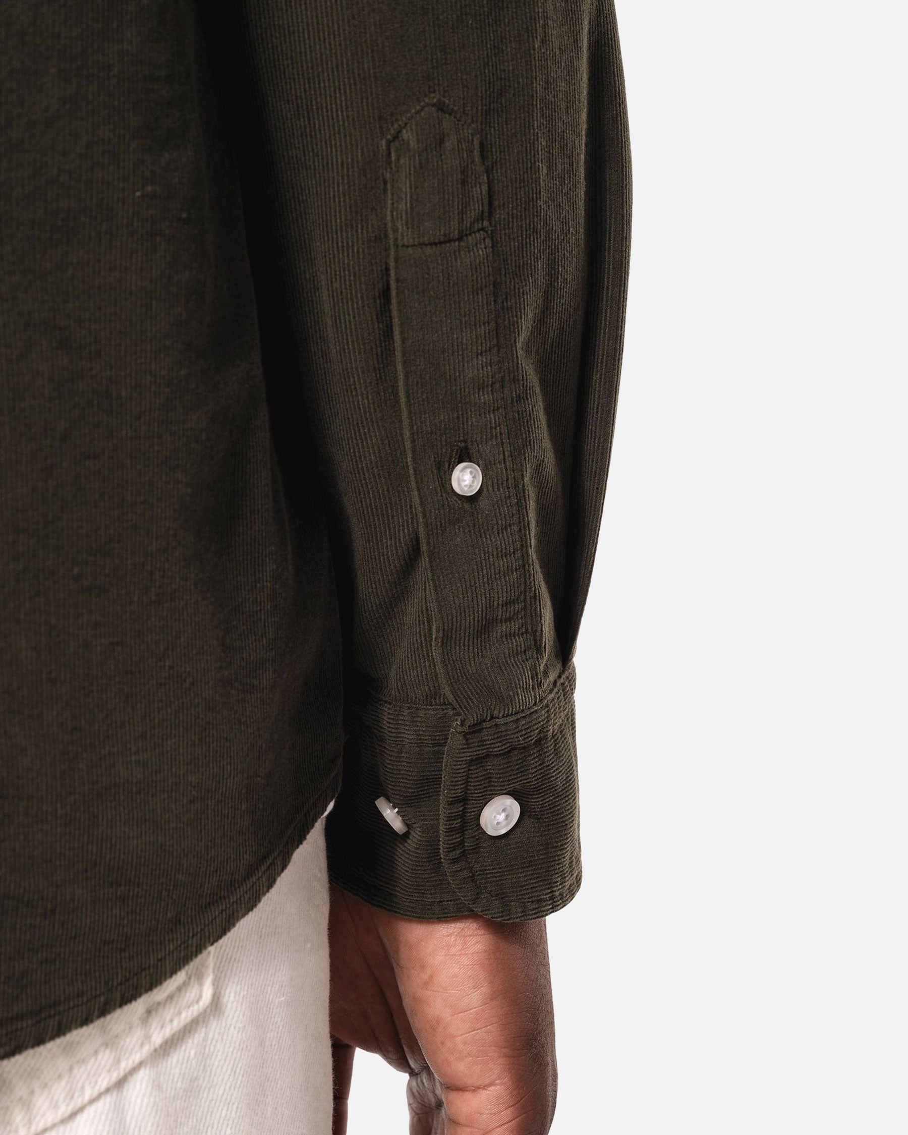 Herren Cord Langarmhemd von VIVID