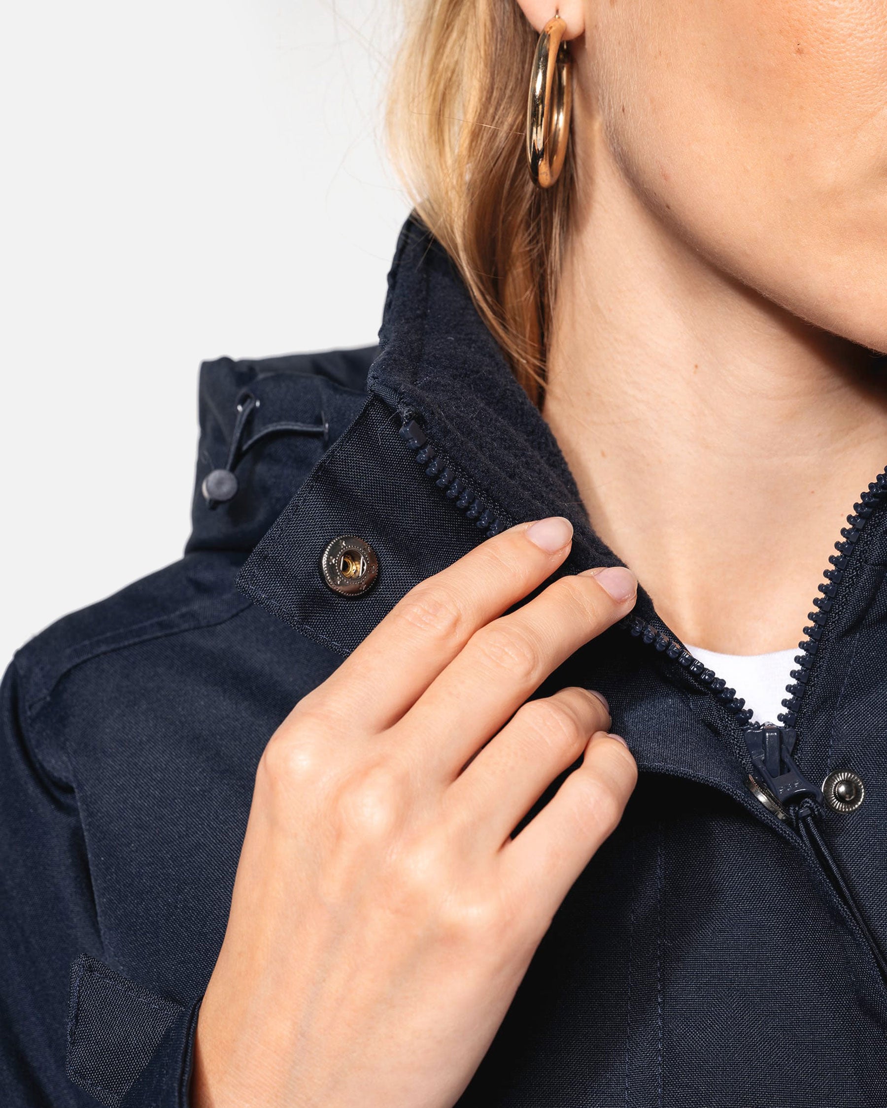 Damen Parka Jacke mit abnehmbarer Kapuze von VIVID