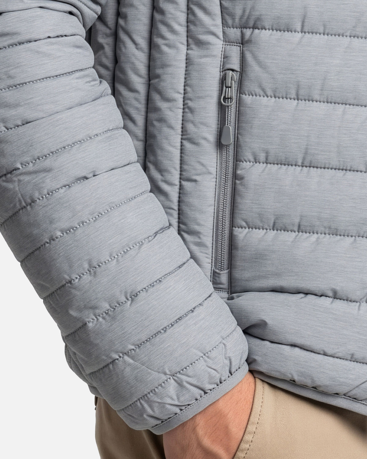 Leichte Herren Steppjacke mit Kapuze von VIVID