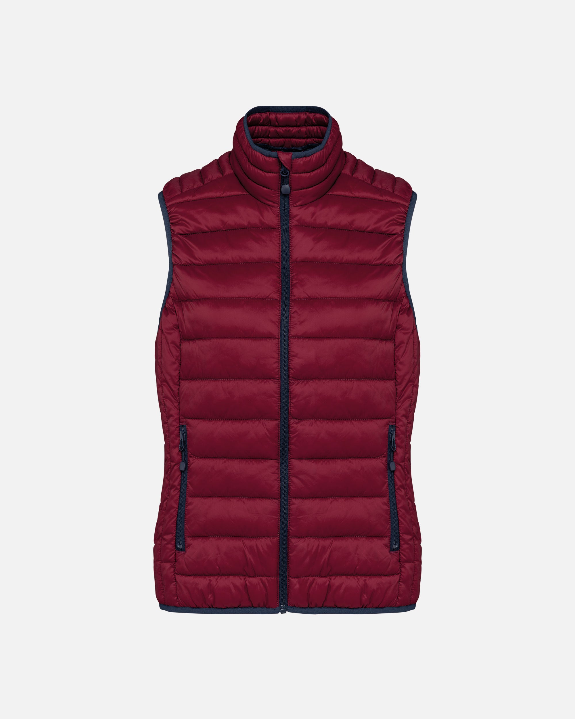 Leichte Damen Steppweste Burgundy von VIVID