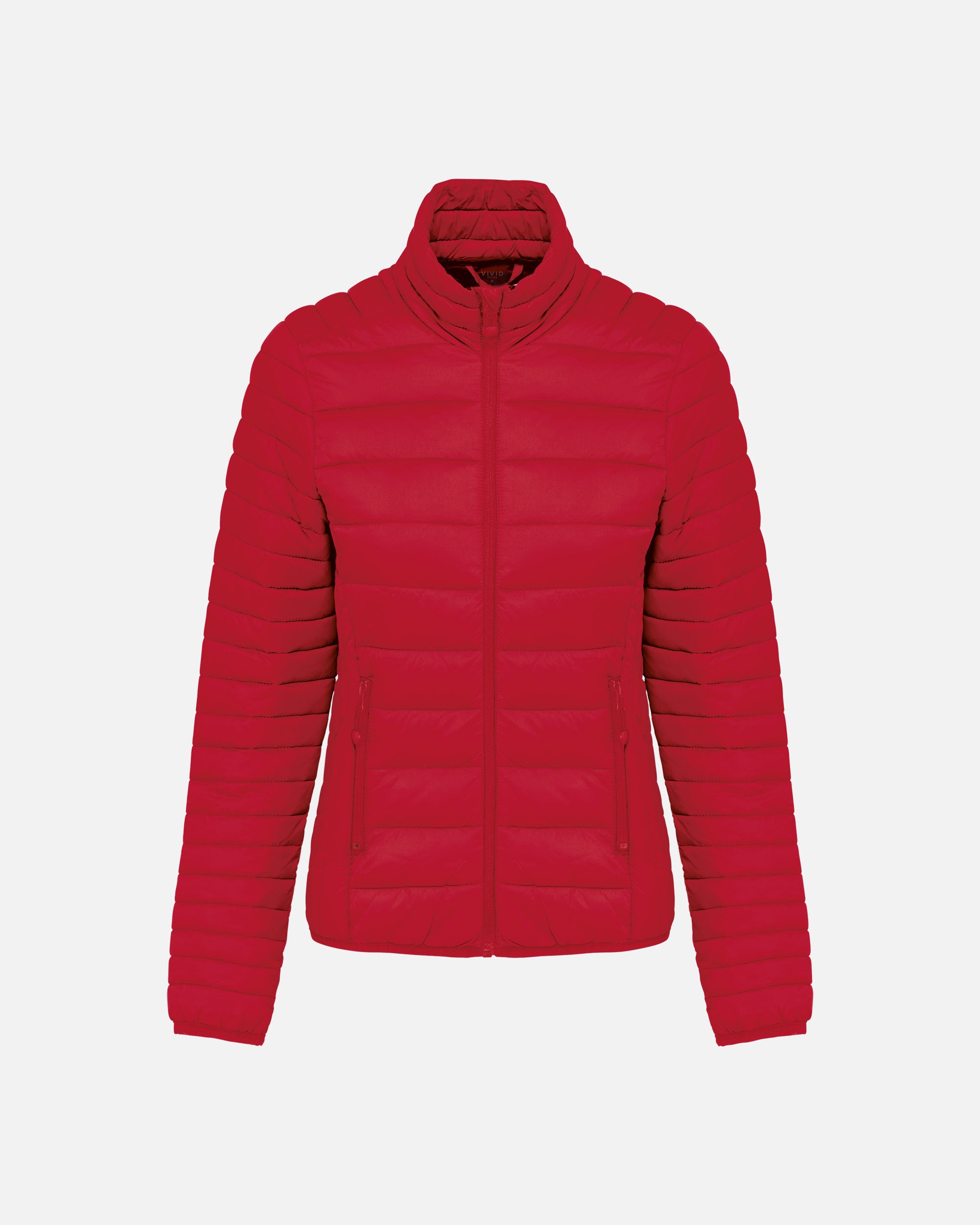Leichte Damen Steppjacke Fire Red von VIVID