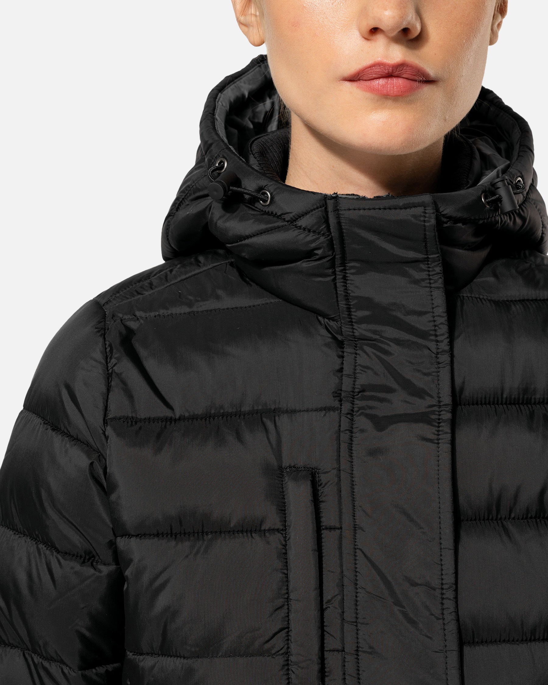 Leichte Damen Parka Jacke mit Kapuze von VIVID