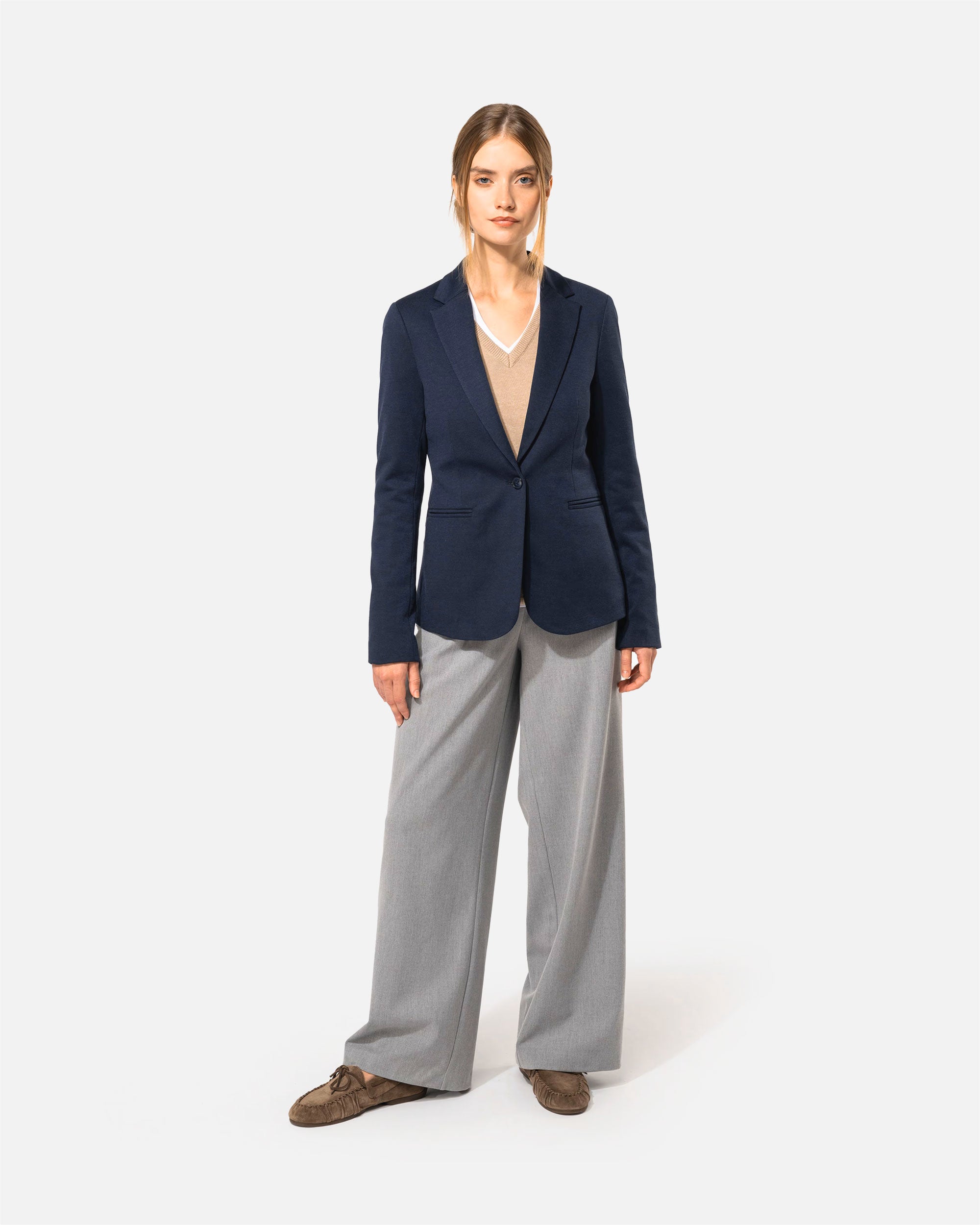 Damen Blazer aus Strick
