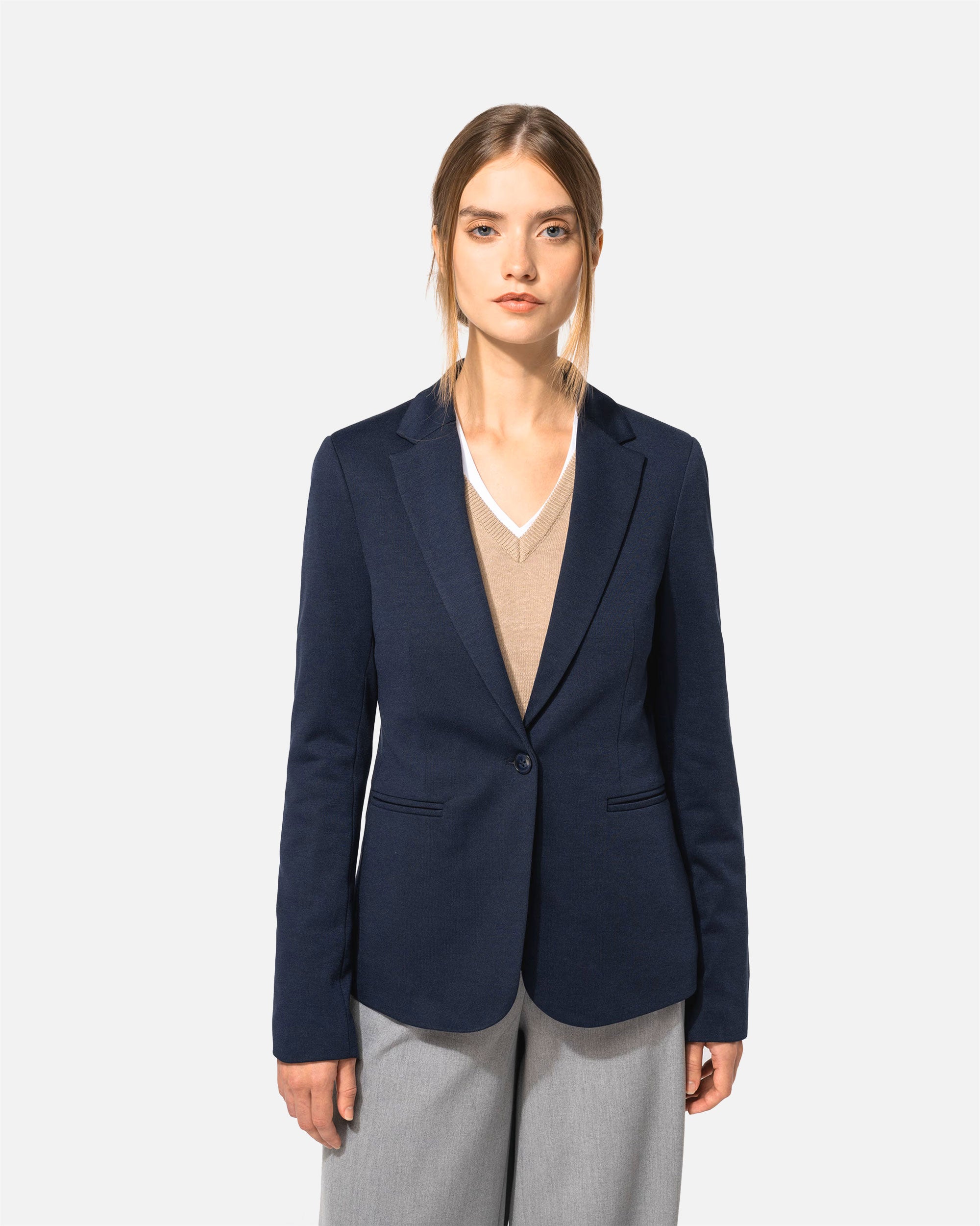 Damen Blazer aus Strick