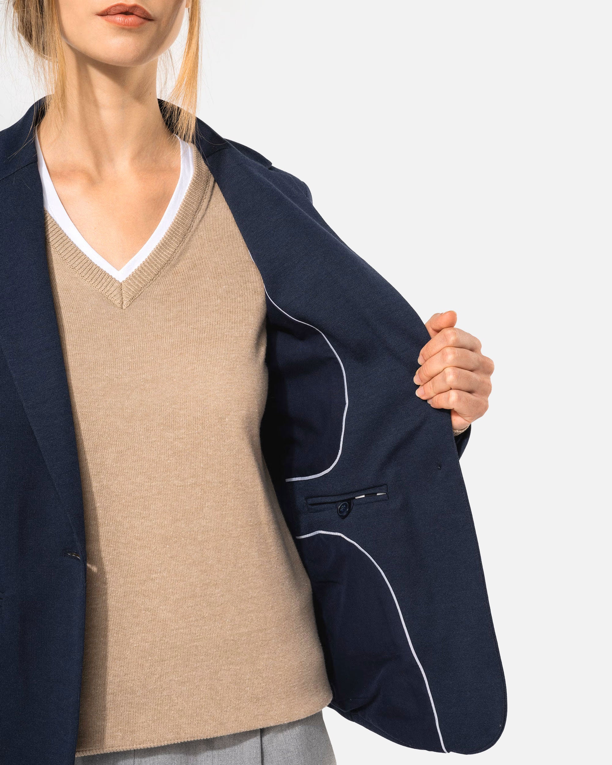 Damen Blazer aus Strick