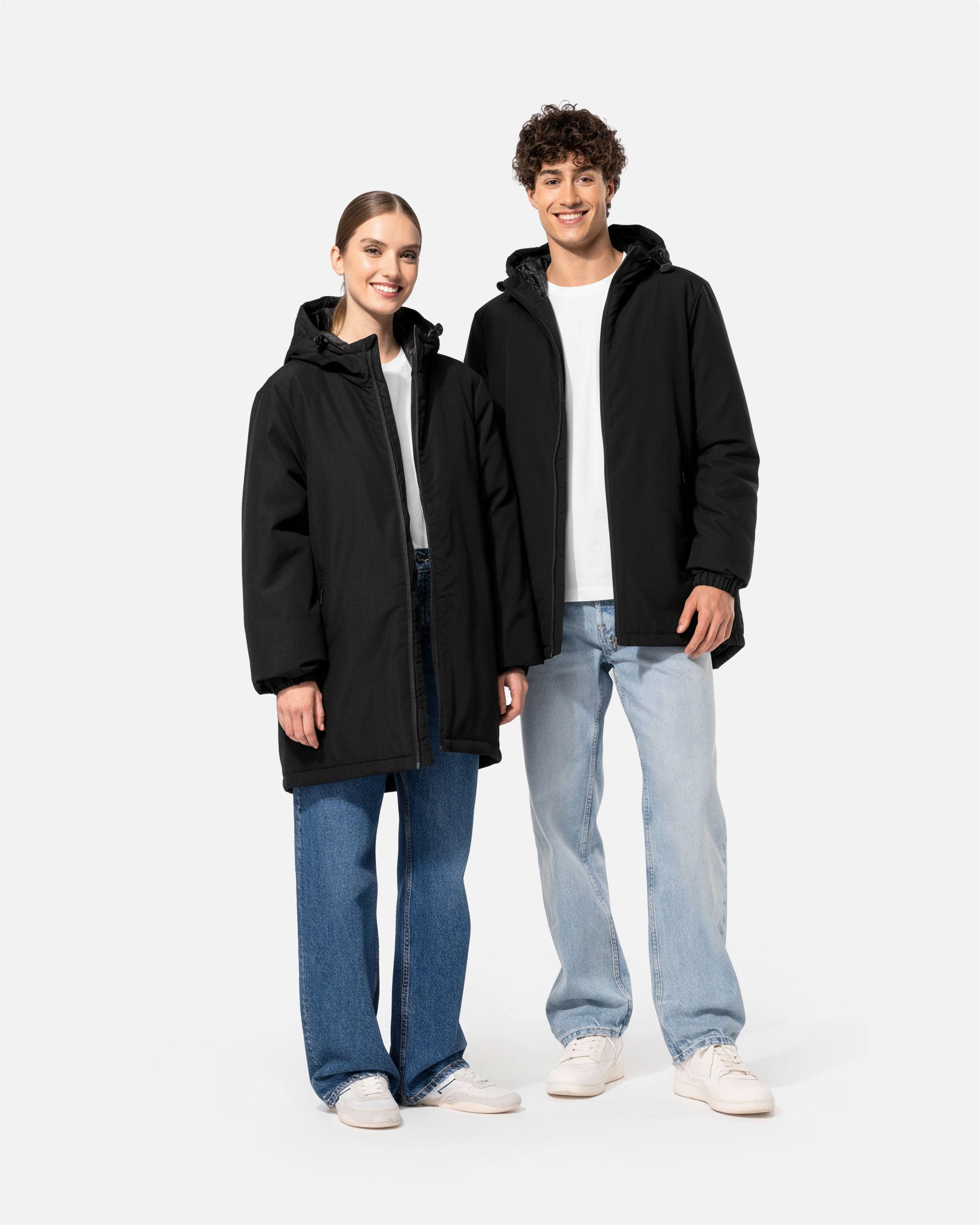 Unisex Parka Jacke mit Kapuze von VIVID