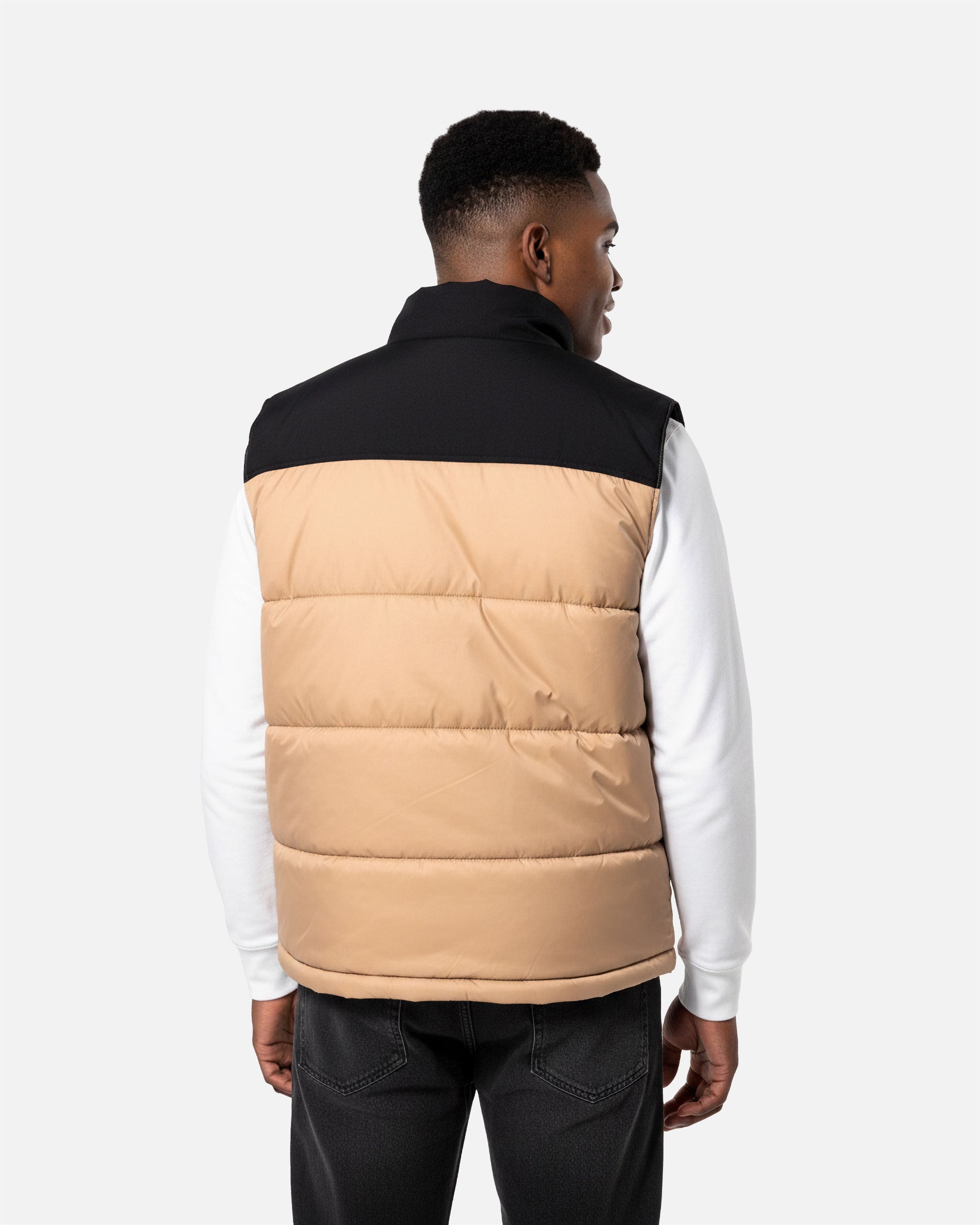 Zweifarbige Unisex Steppweste von VIVID