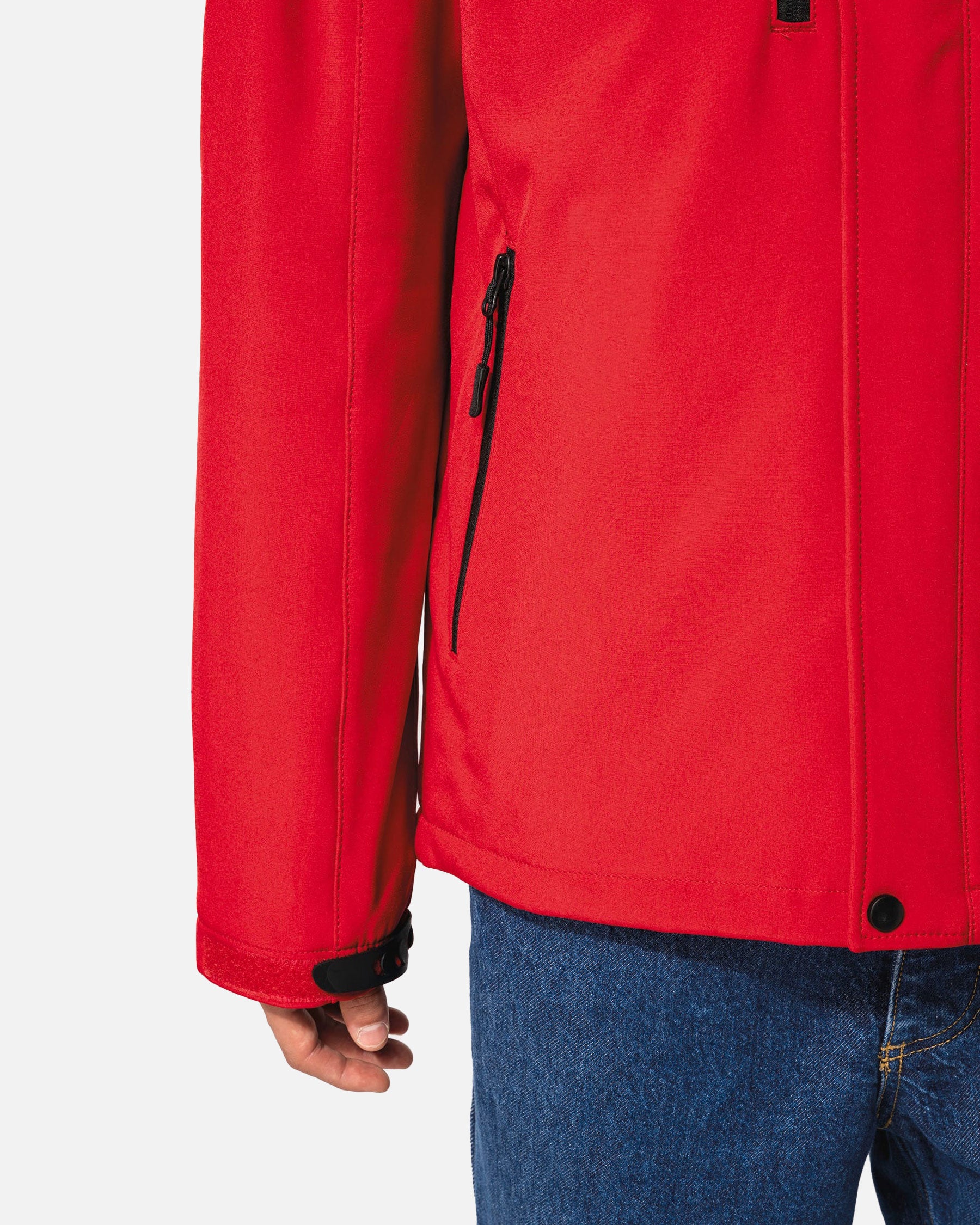 Herren Softshell Jacke 2.0 mit abnehmbarer Kapuze von VIVID