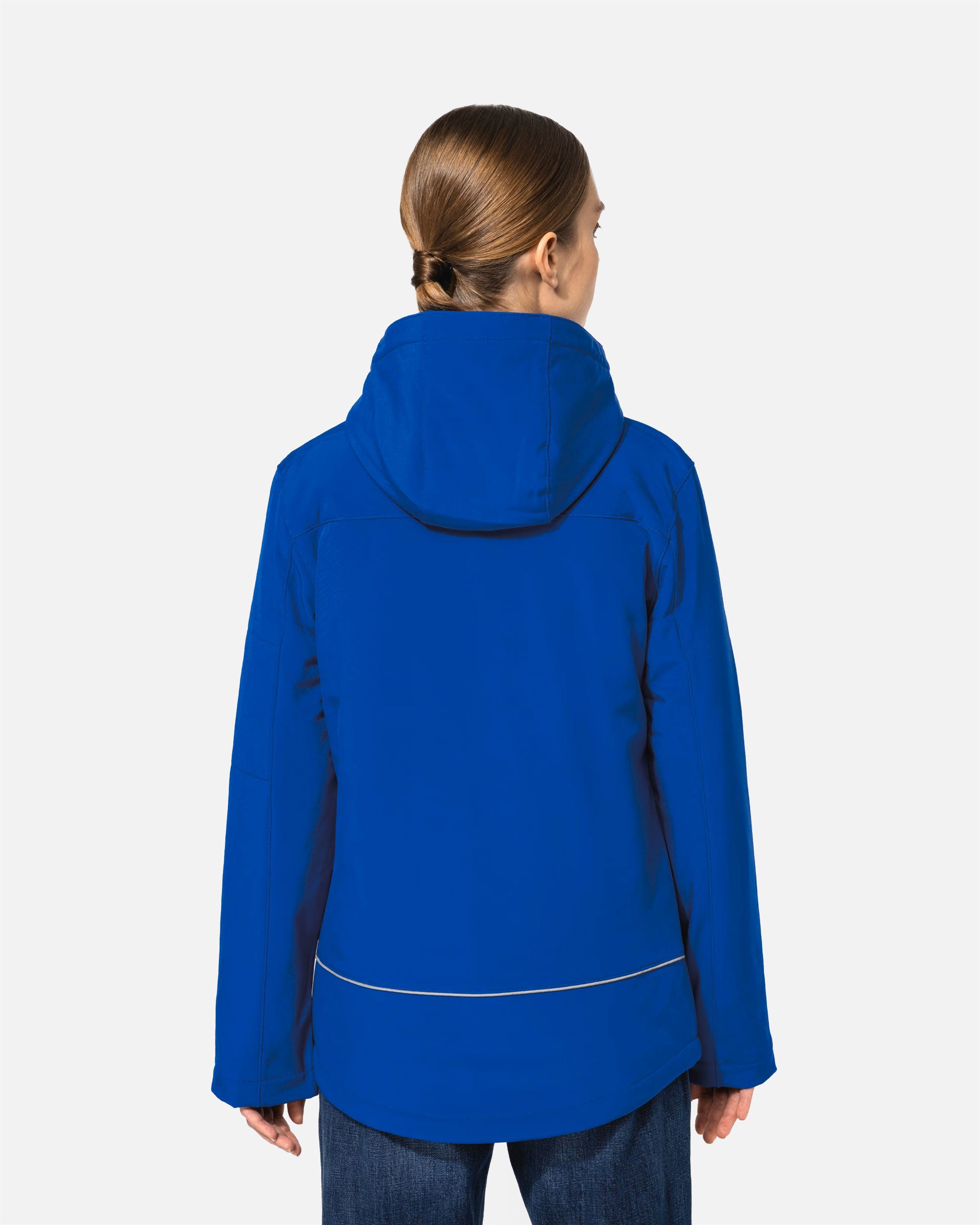 Damen Softshell Parka Jacke mit abnehmbarer Kapuze von VIVID