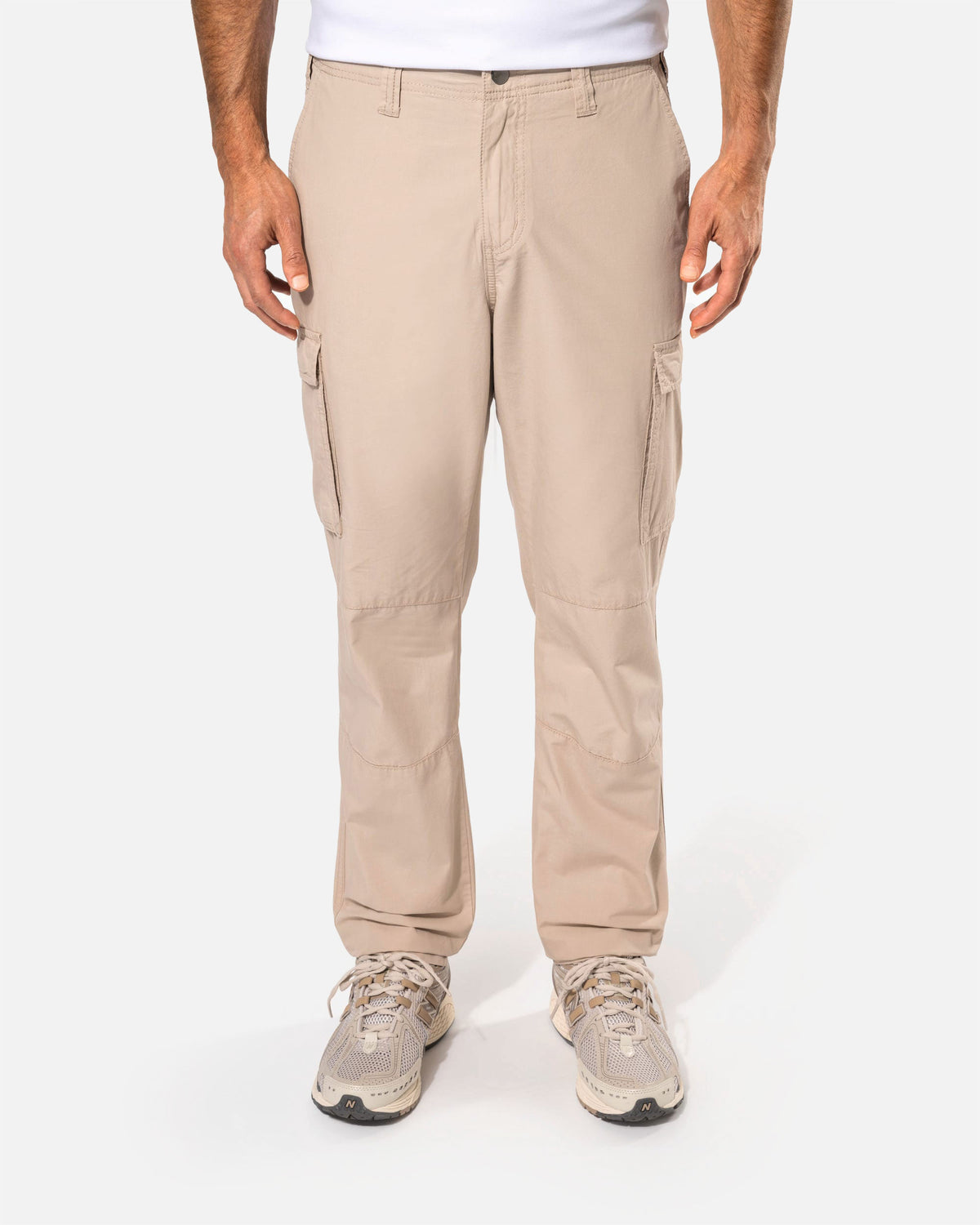 Leichte Herren Cargo Hose Beige von VIVID