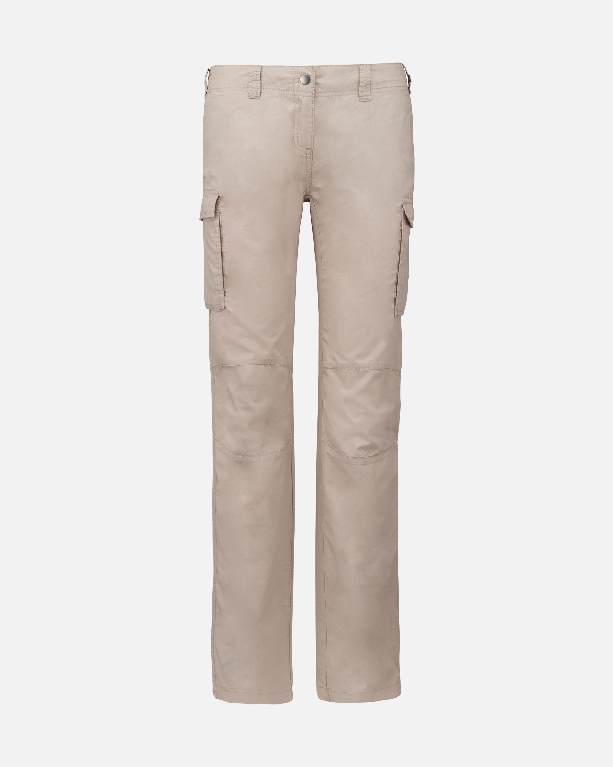 Leichte Damen Cargo Hose Beige von VIVID