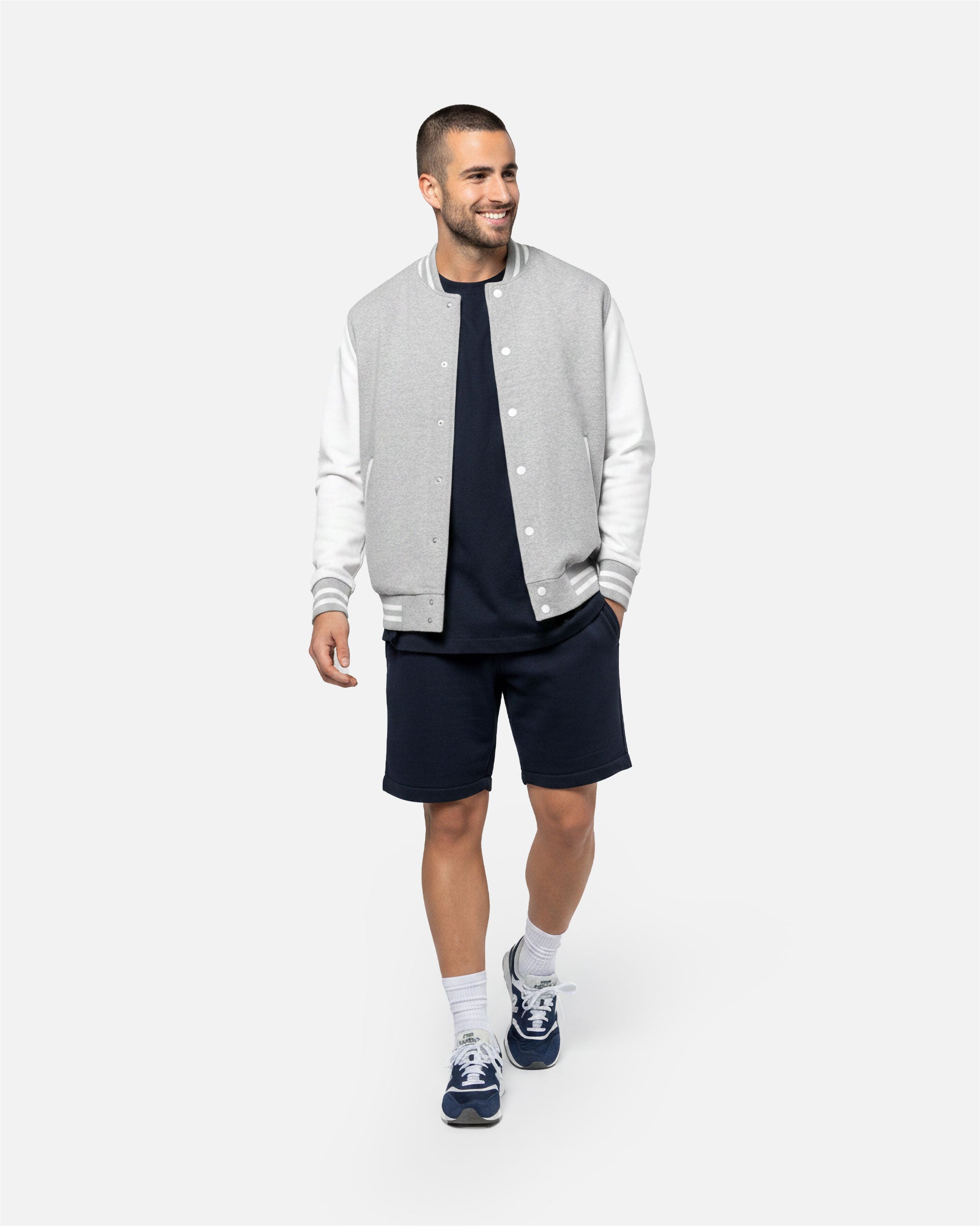 French Terry Herren Bermuda Shorts von VIVID