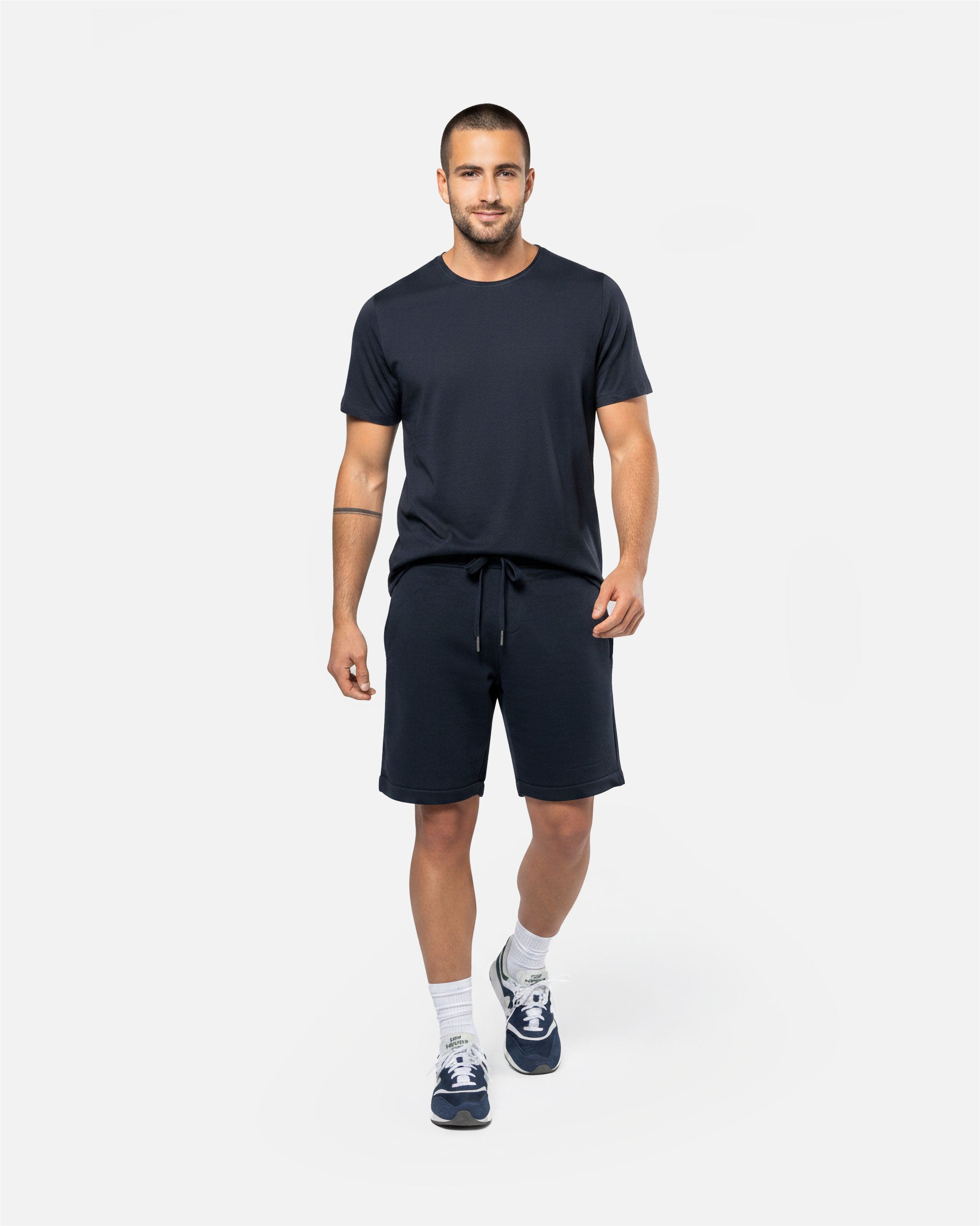 French Terry Herren Bermuda Shorts von VIVID