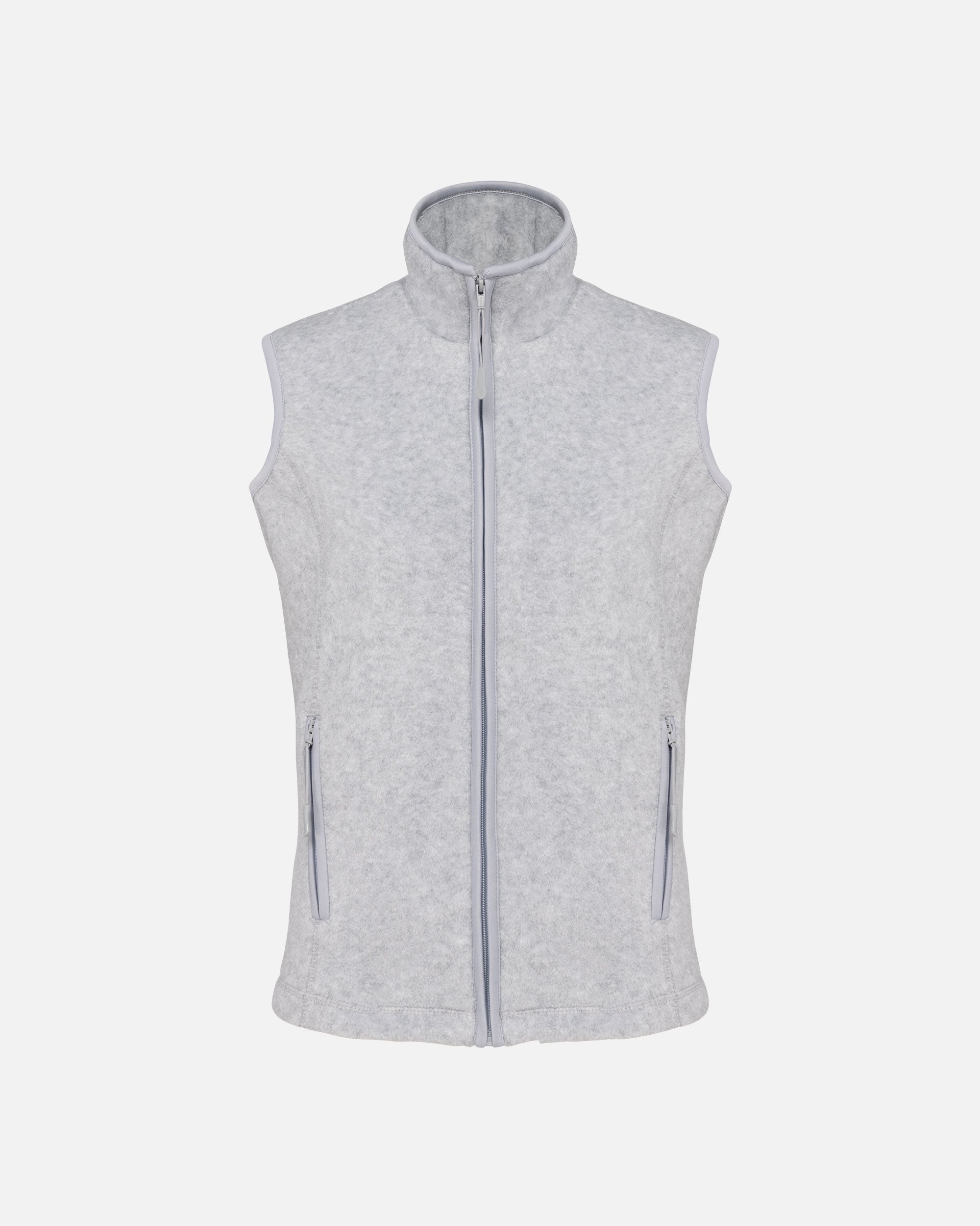 Damen Mikrofleece Weste Ash Heather von VIVID