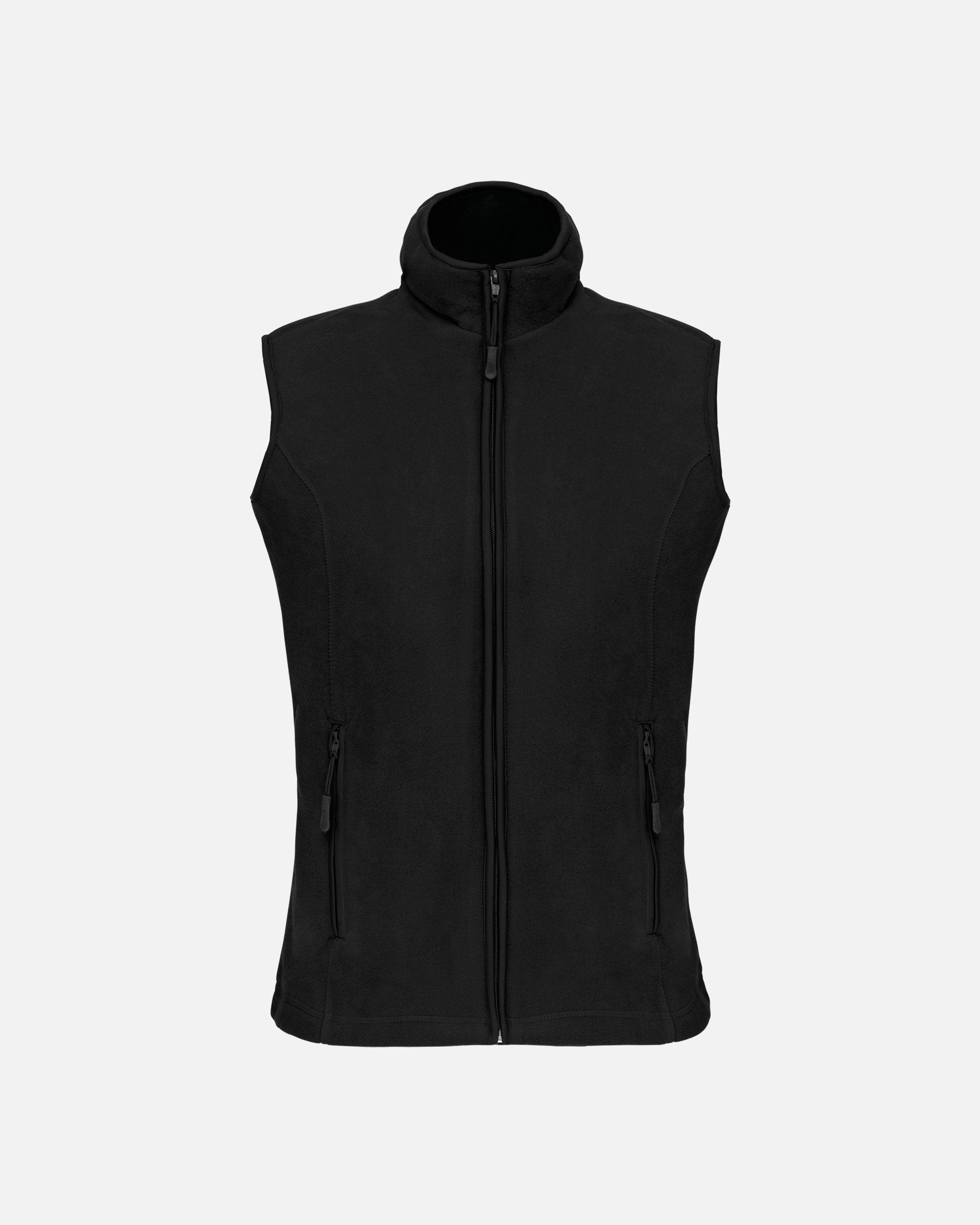 Damen Mikrofleece Weste Black von VIVID
