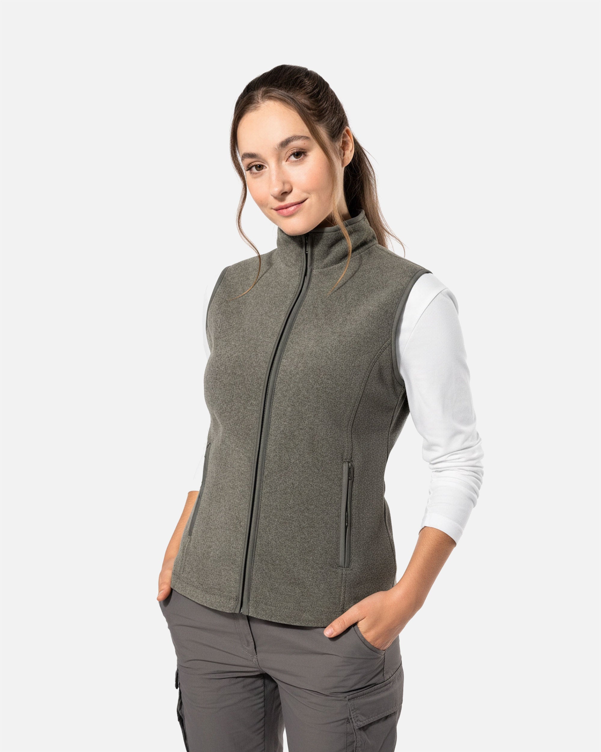 Damen Mikrofleece Weste von VIVID