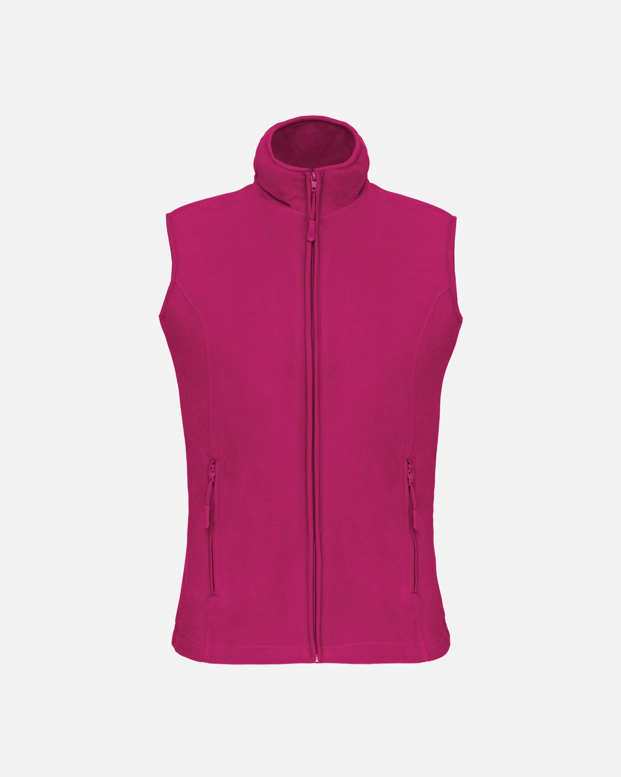 Damen Mikrofleece Weste Hot Pink von VIVID