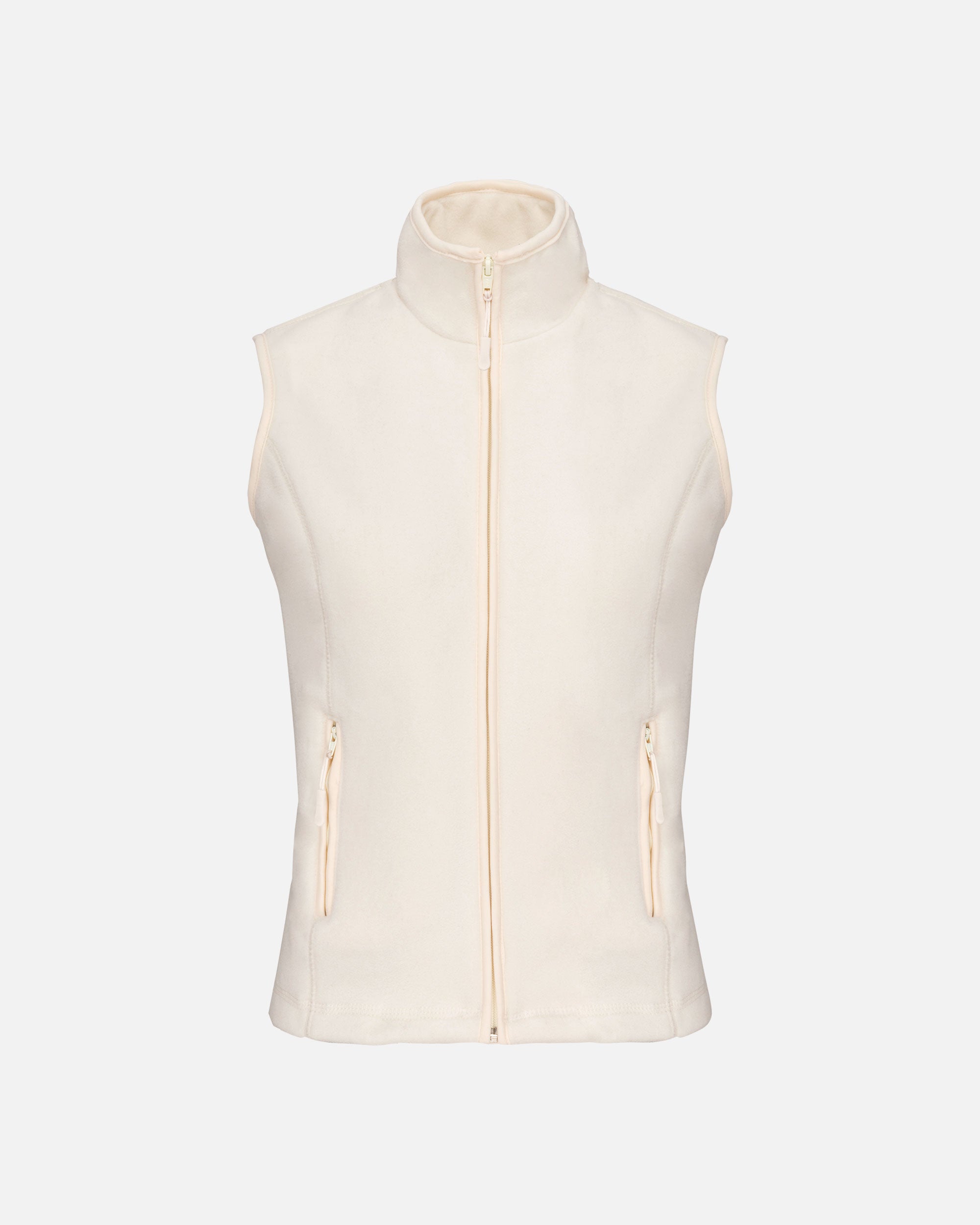 Damen Mikrofleece Weste Natural von VIVID