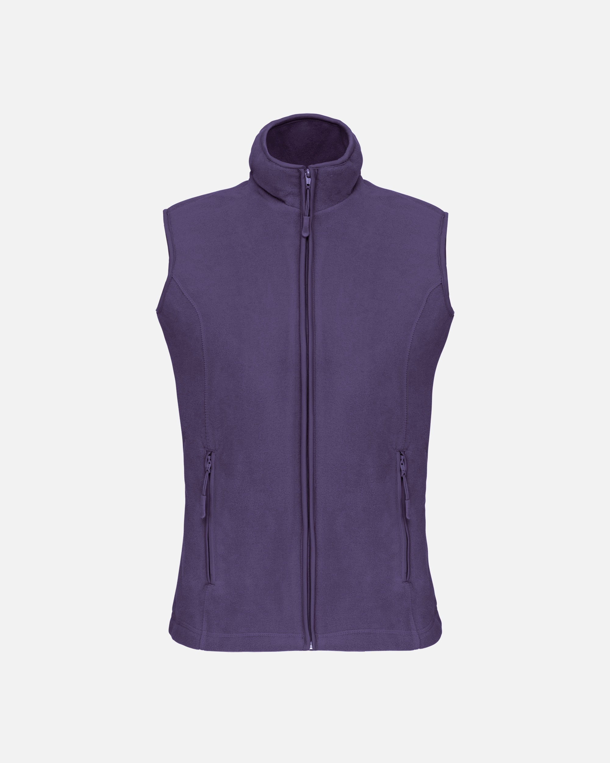 Damen Mikrofleece Weste Purple von VIVID
