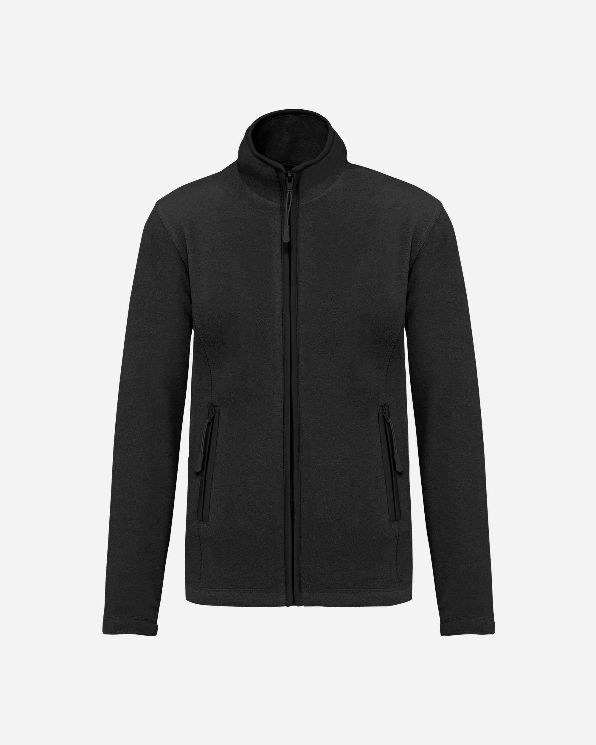 Damen Mikrofleece Jacke Black von VIVID