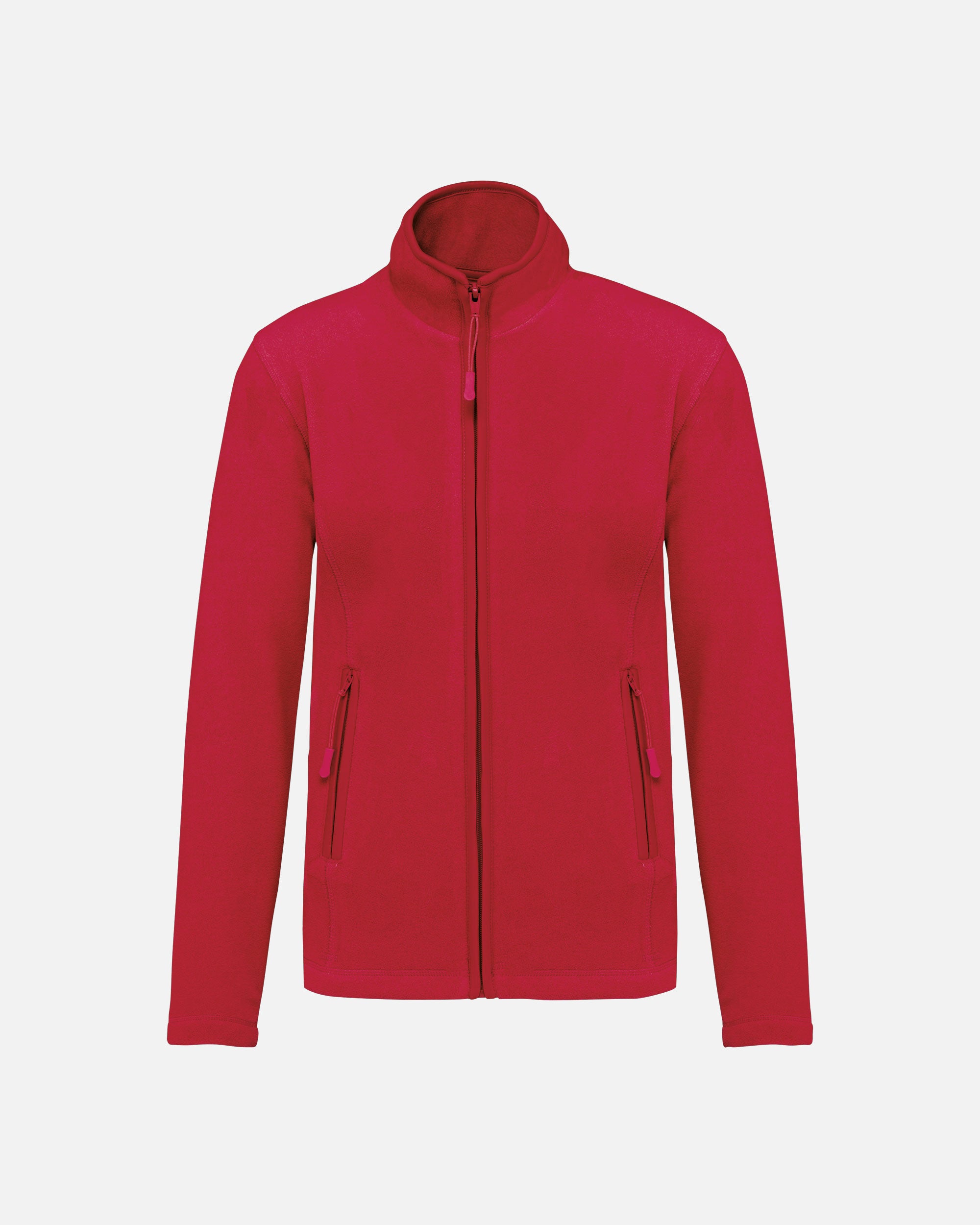 Damen Mikrofleece Jacke Fire Red von VIVID