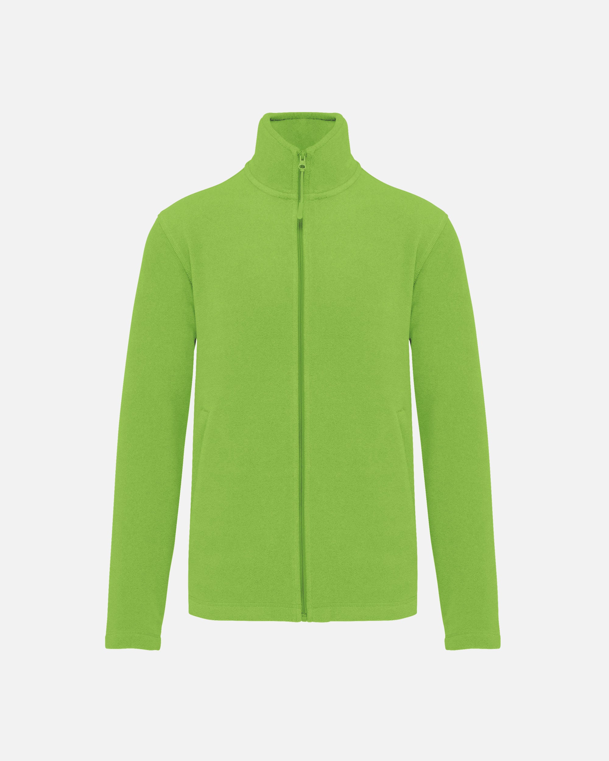 Herren Mikrofleece Jacke Lime Green von VIVID