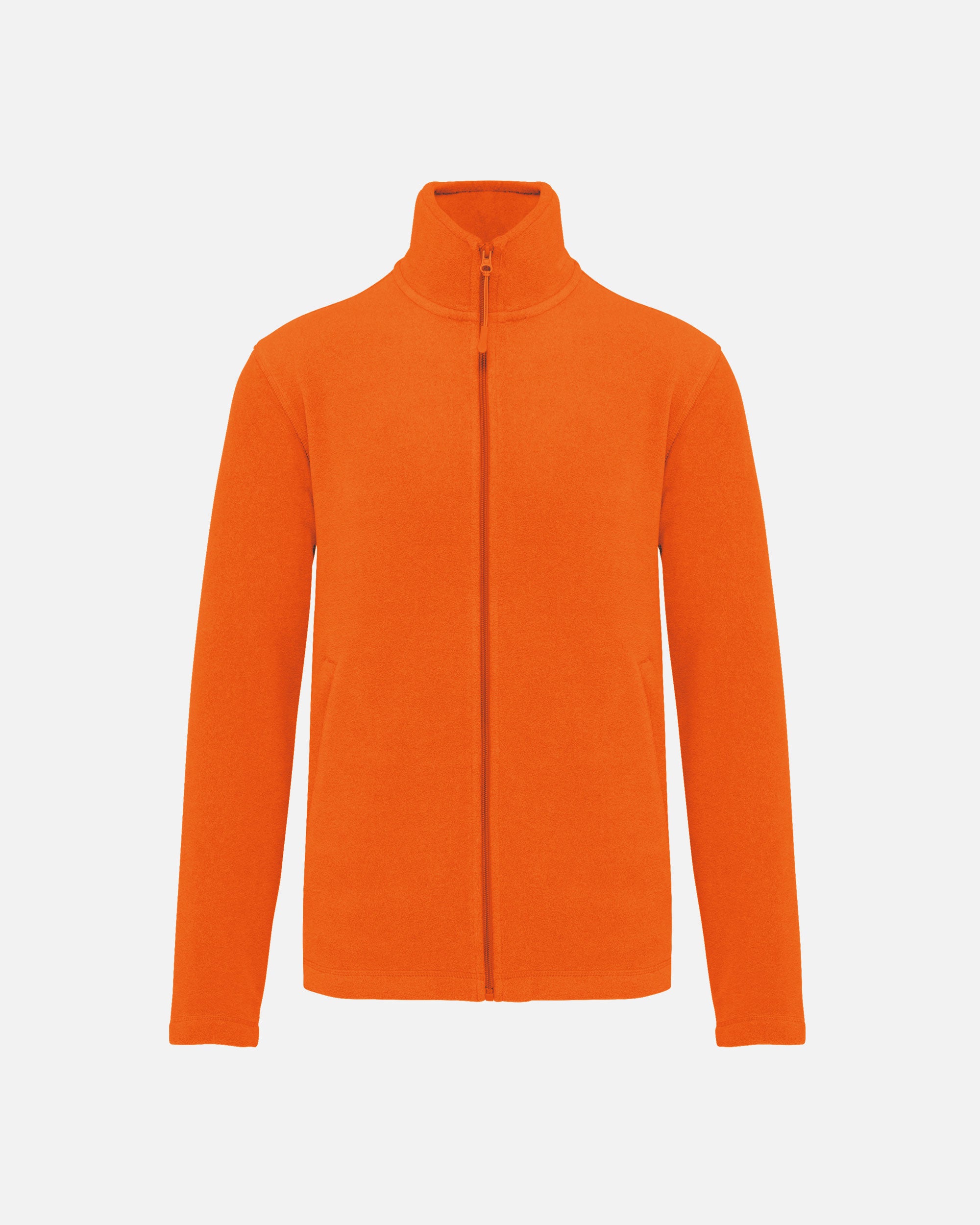 Herren Mikrofleece Jacke Orange von VIVID