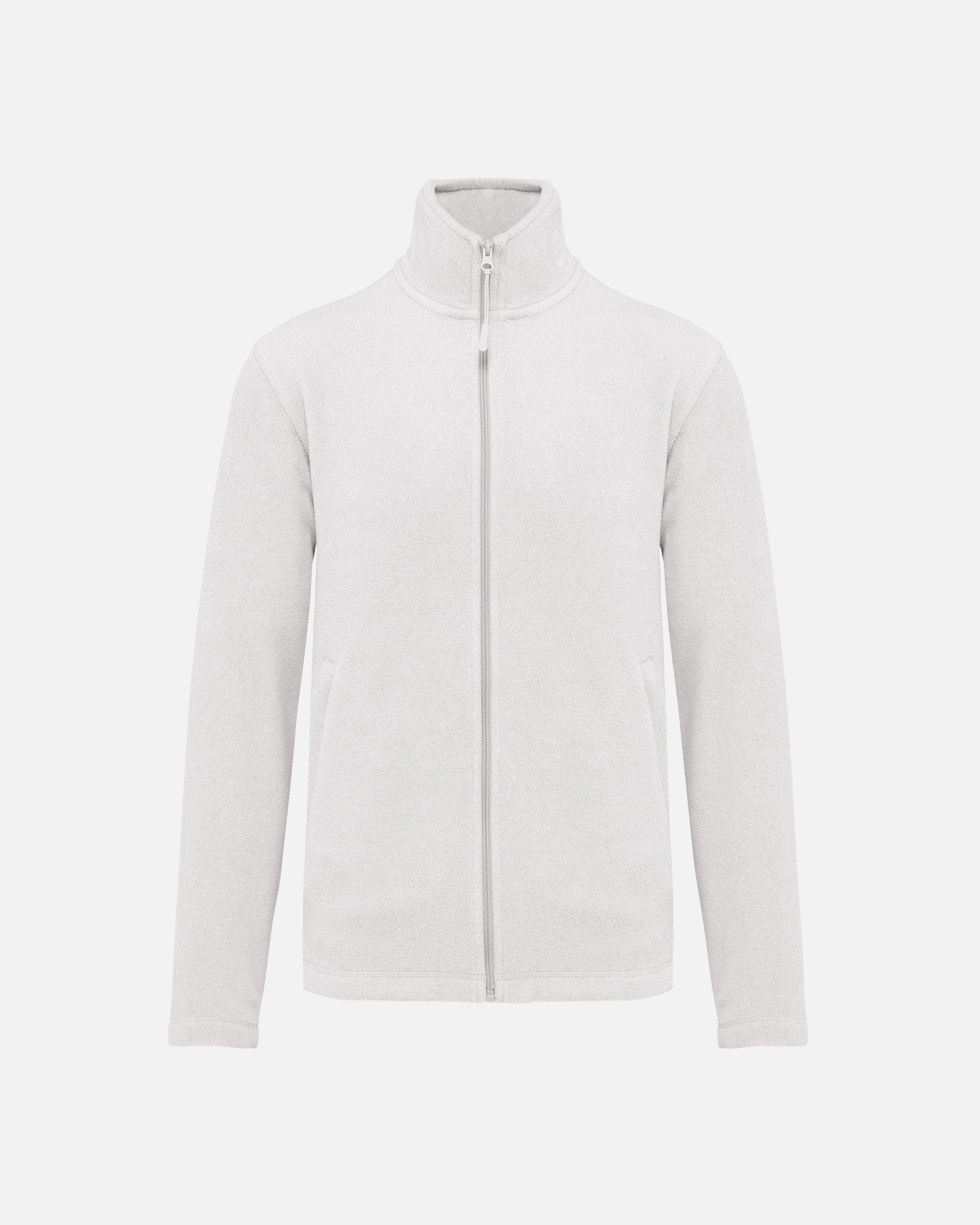 Herren Mikrofleece Jacke White von VIVID