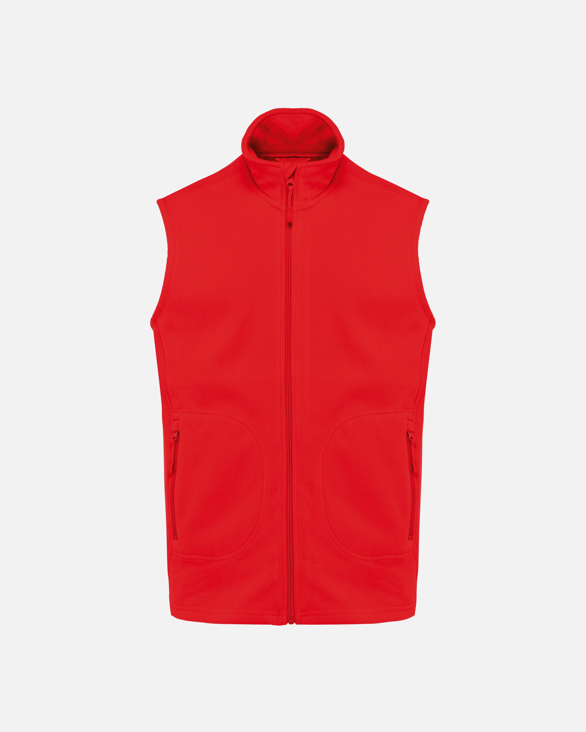 Unisex Mikrofleece Weste Fire Red von VIVID