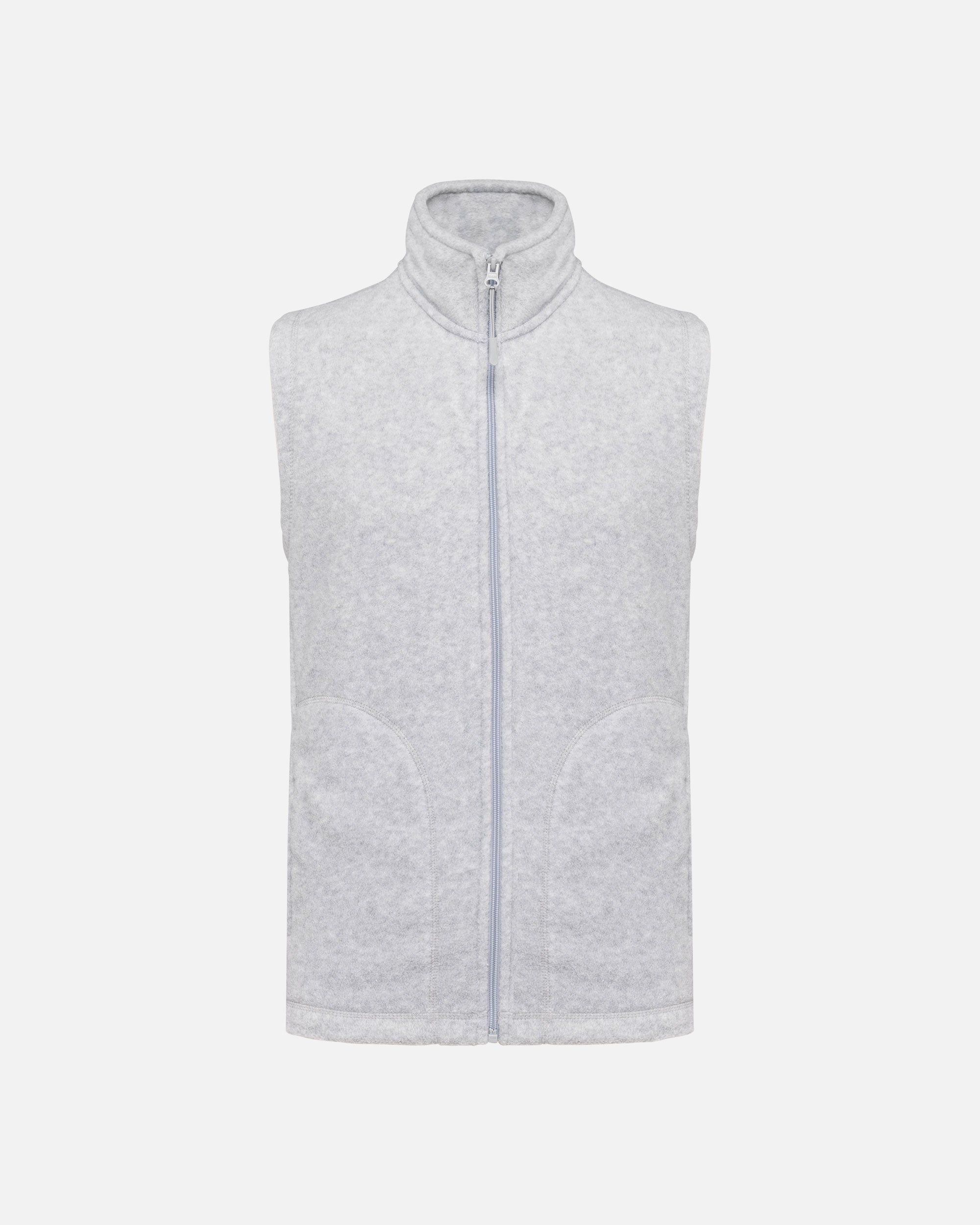Herren Mikrofleece Weste Ash Heather von VIVID