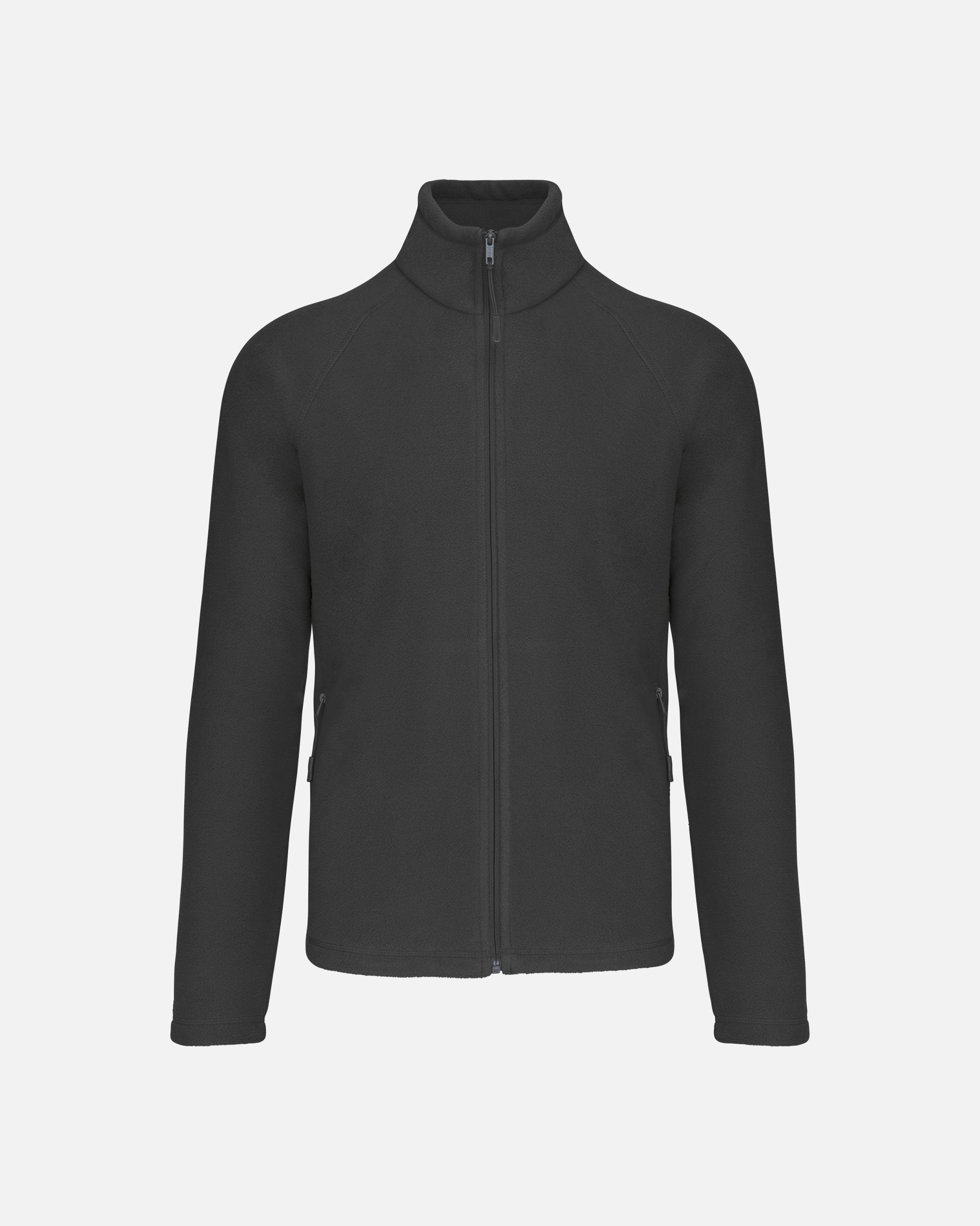Herren Mikrofleece Raglan Jacke Charcoal von VIVID