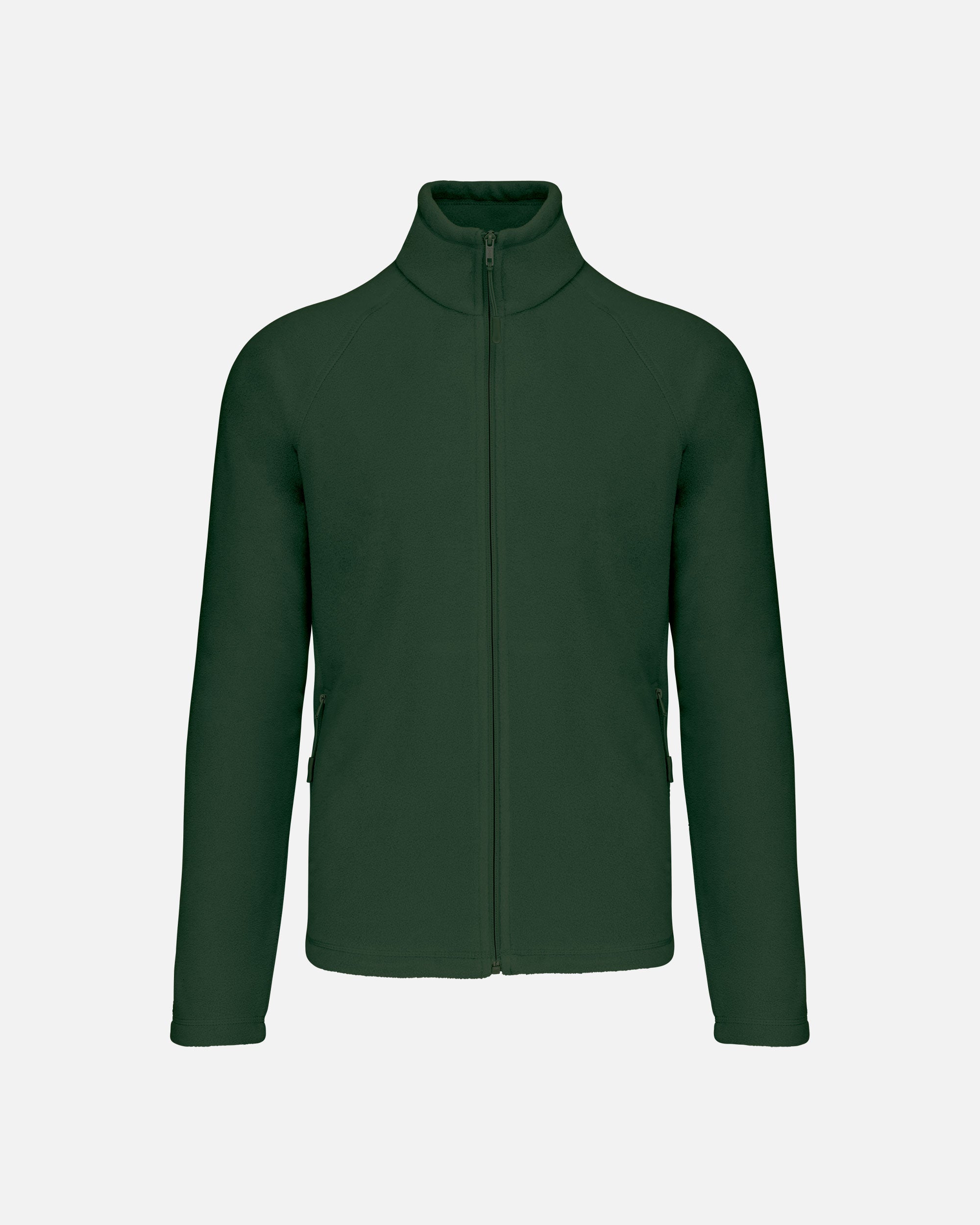 Herren Mikrofleece Raglan Jacke Forest Green von VIVID