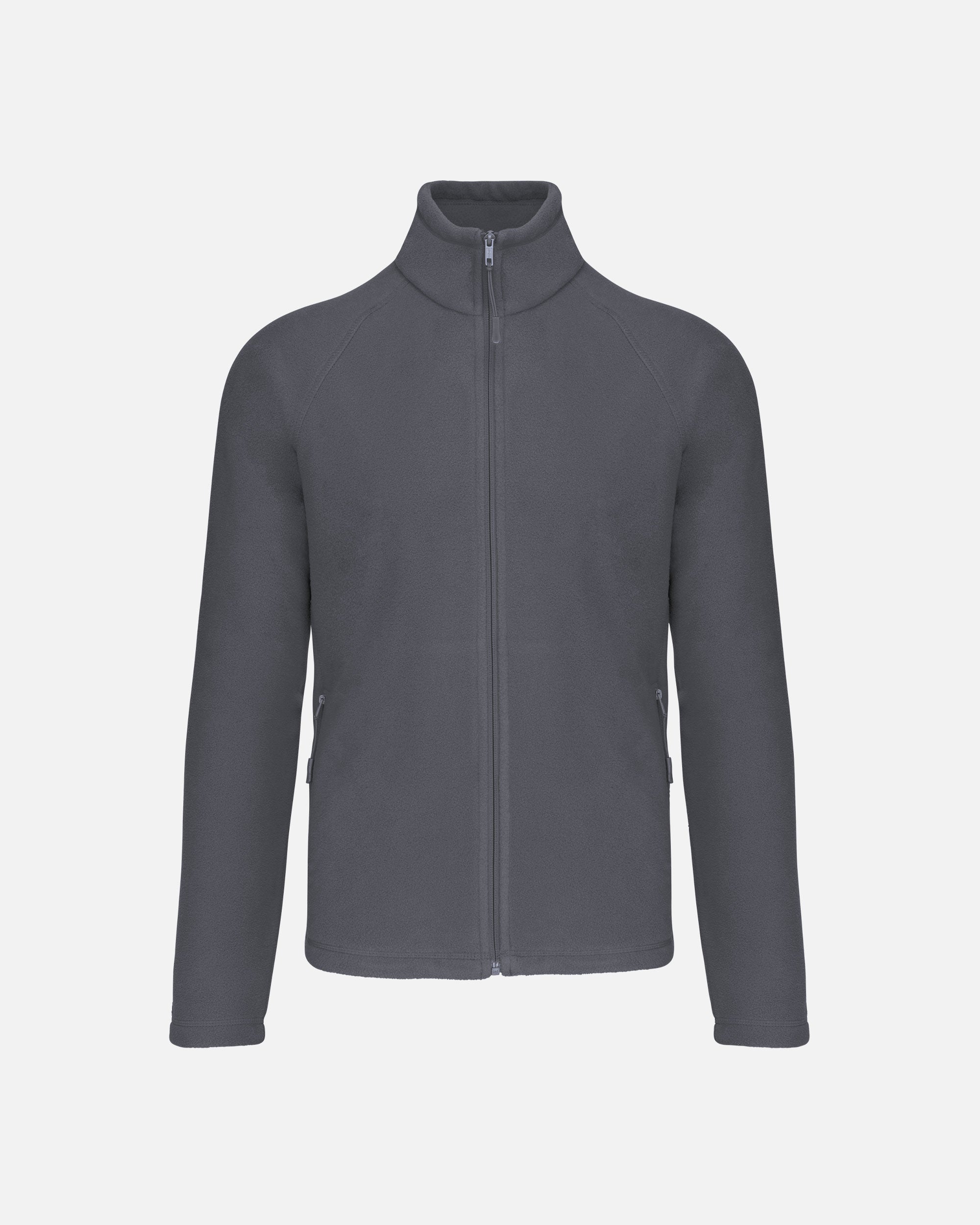 Herren Mikrofleece Raglan Jacke Grey von VIVID
