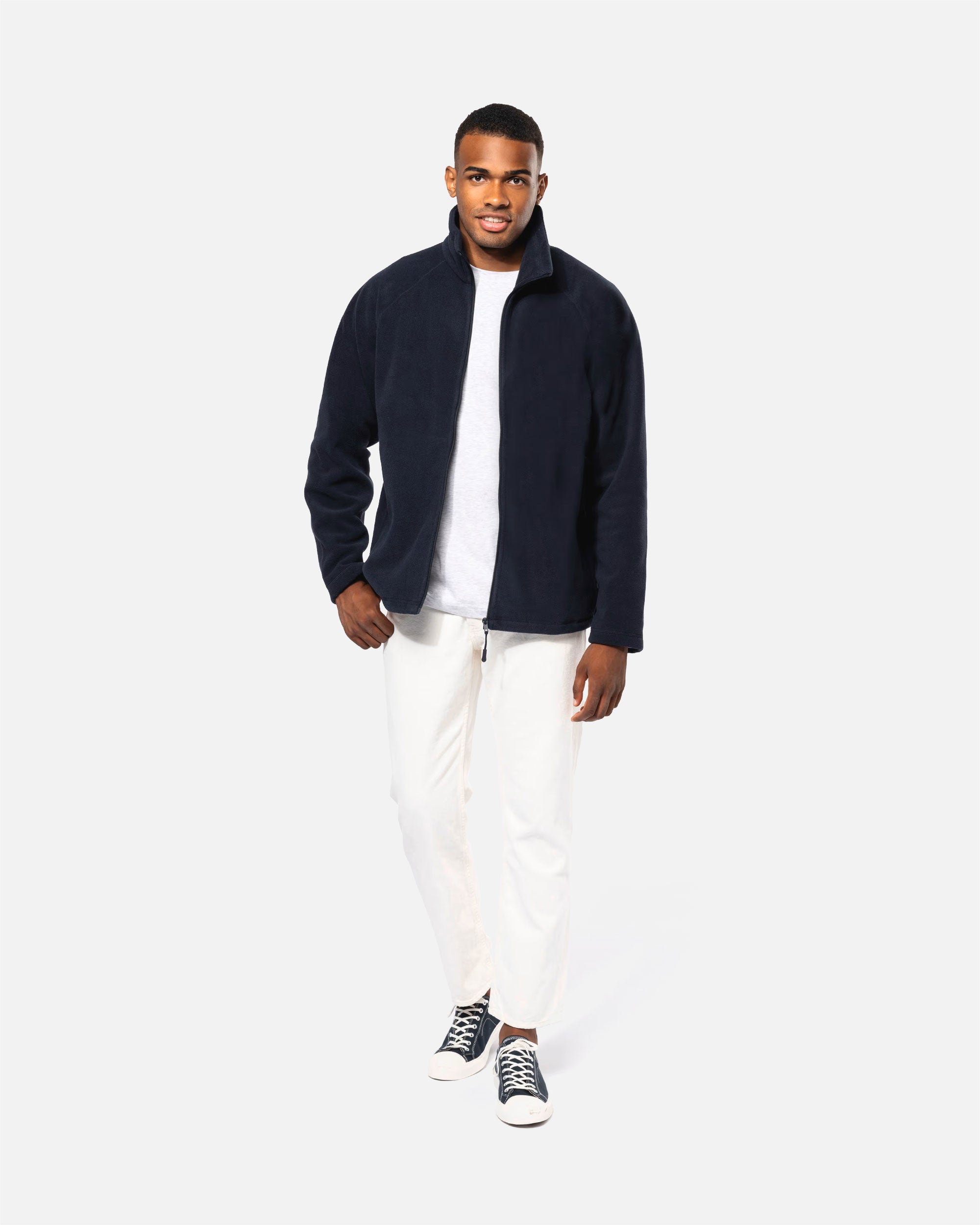 Herren Mikrofleece Raglan Jacke
