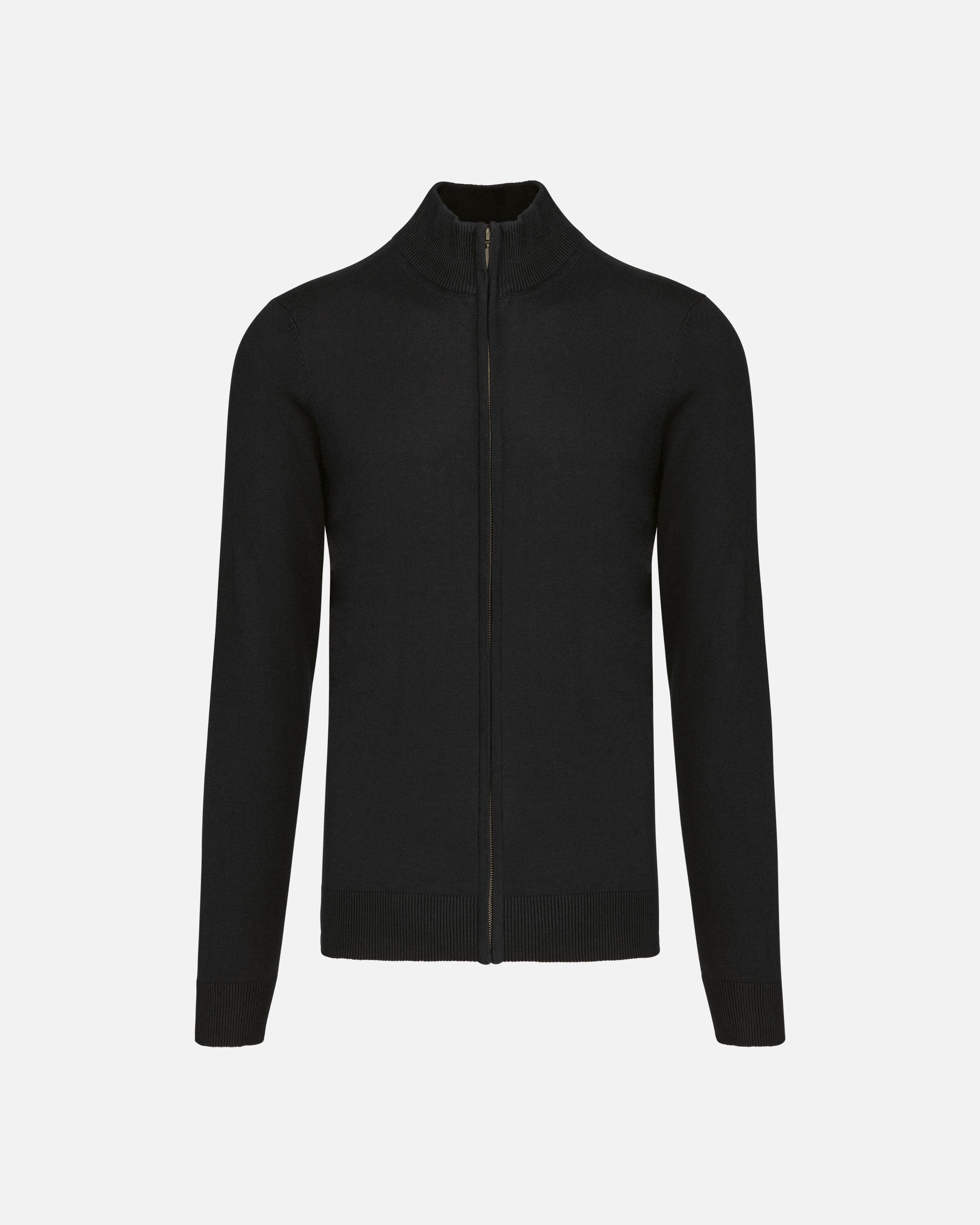Herren Pullover mit Reißverschluss Black von VIVID