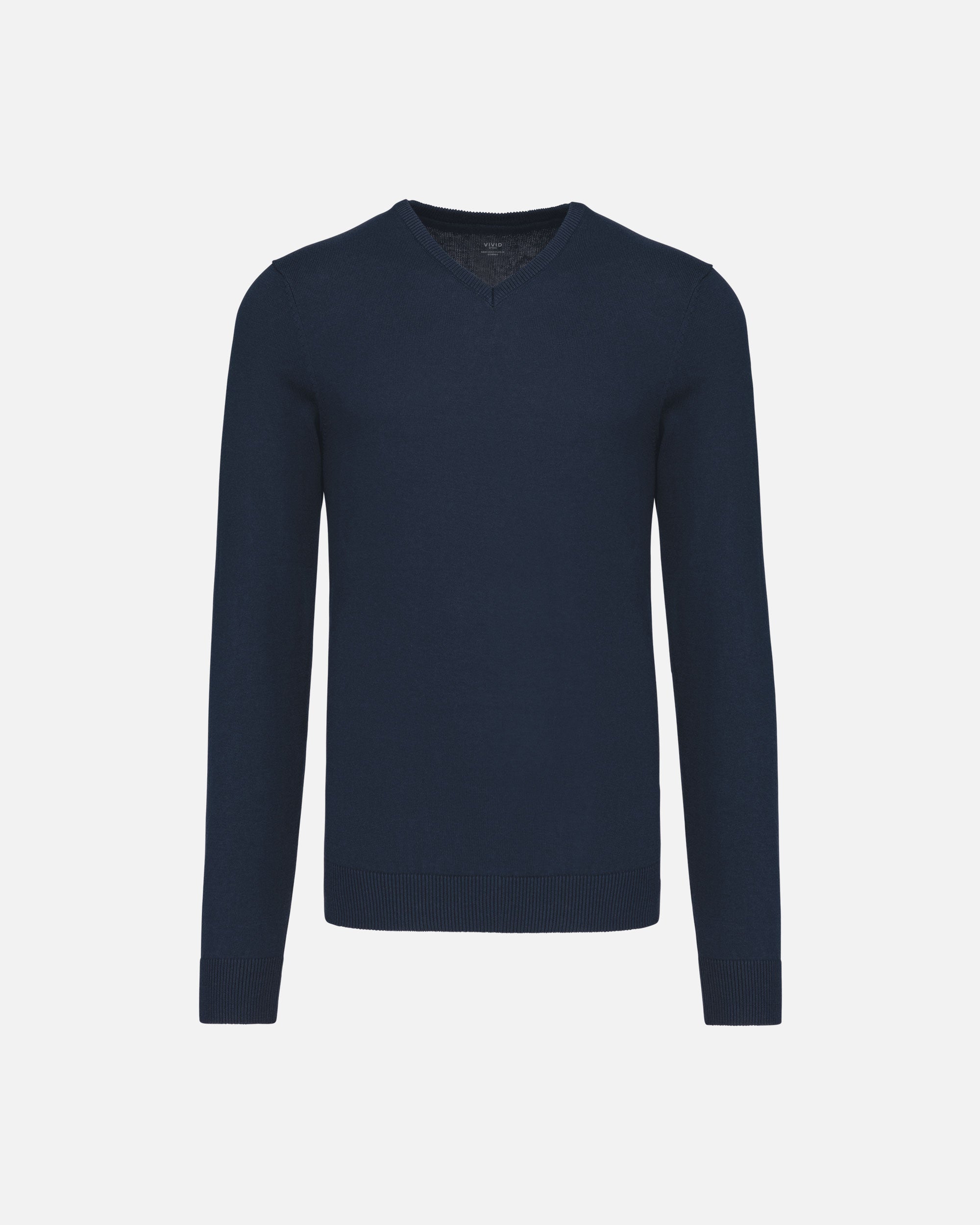Herren Pullover mit V-Ausschnitt 2.0 Navy Blue von VIVID