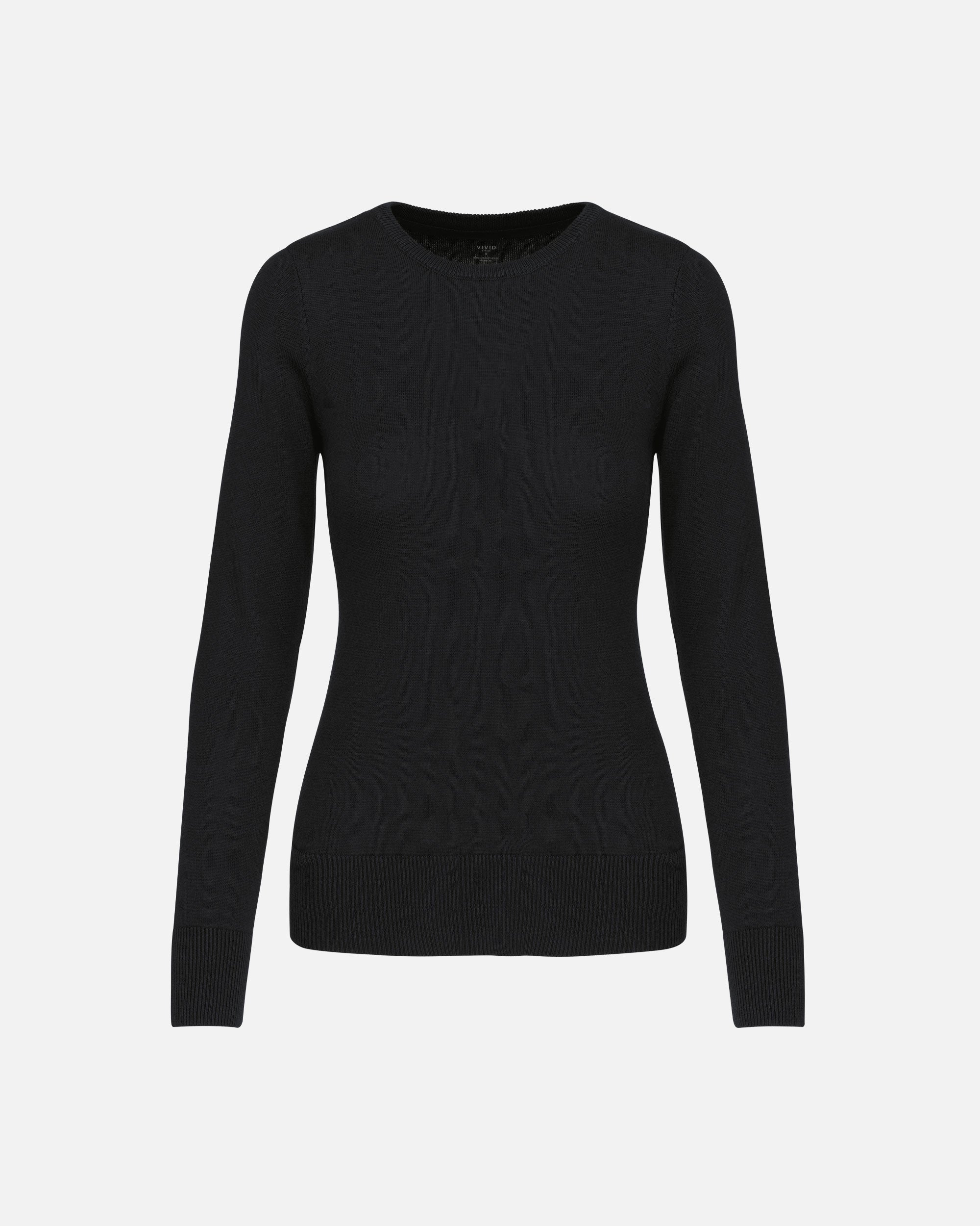 Modischer Damen Pullover Black von VIVID