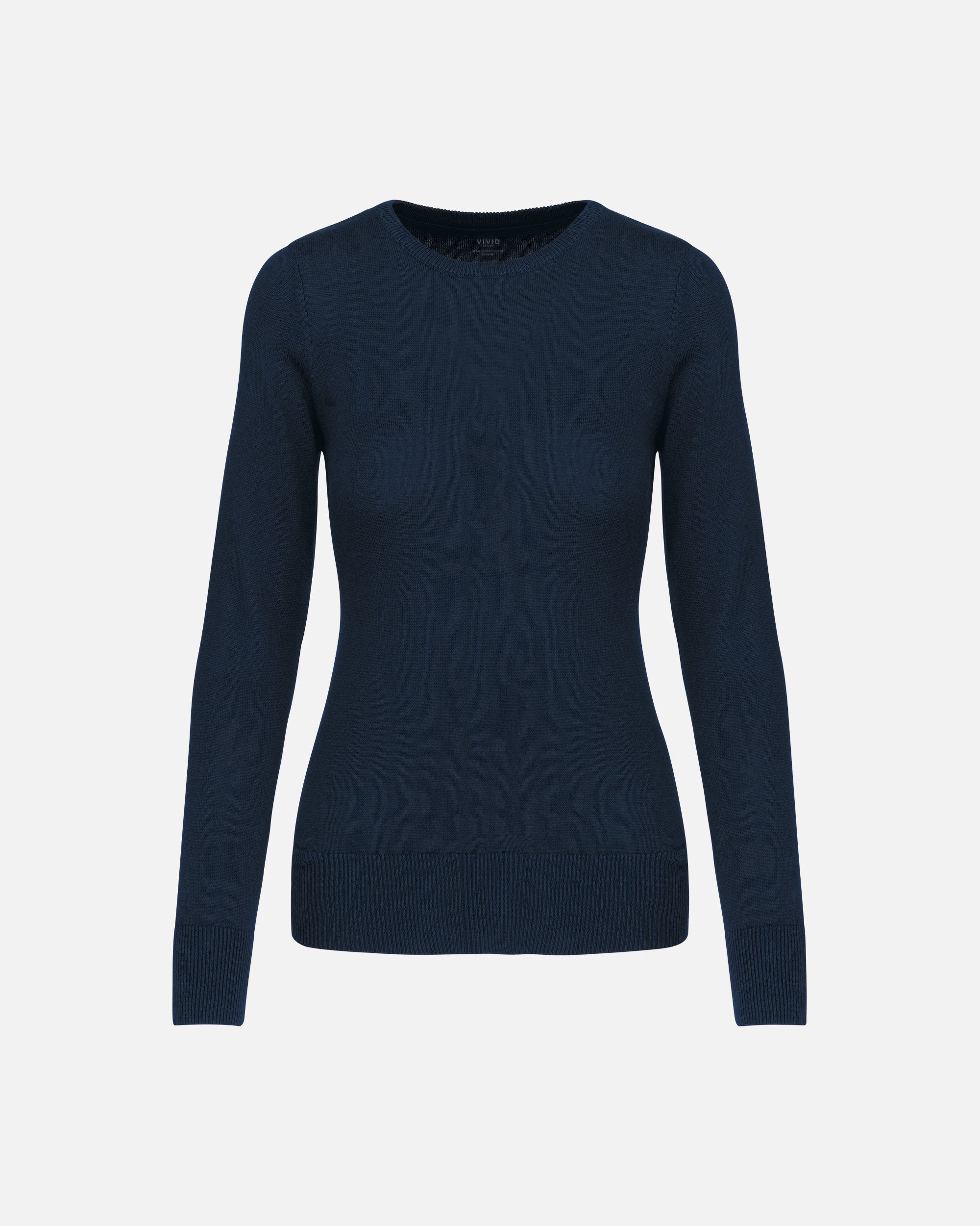 Modischer Damen Pullover Navy Blue von VIVID